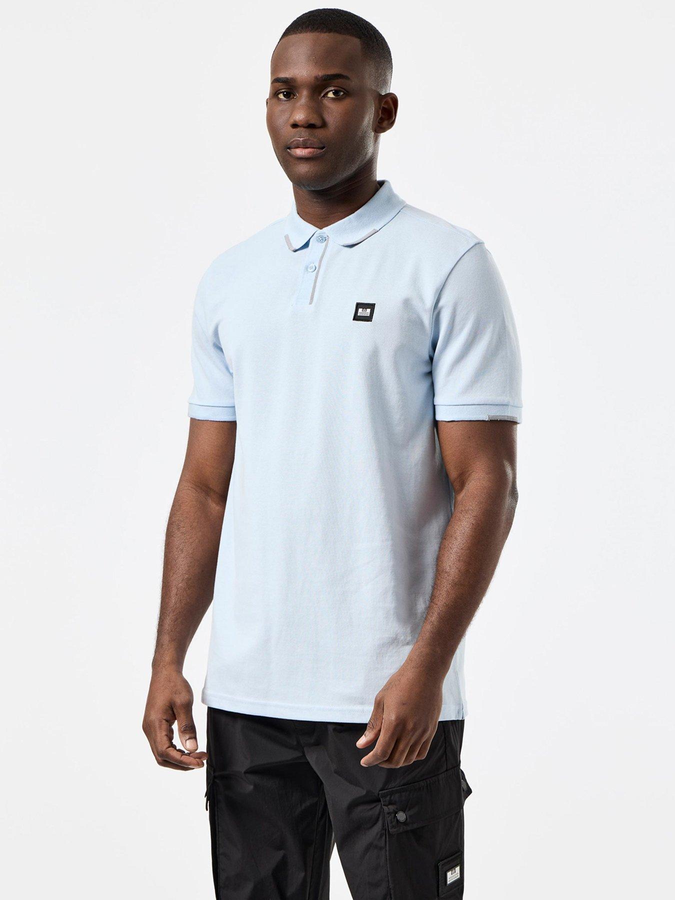weekend-offender-rivas-tipped-polo-t-shirt-blue