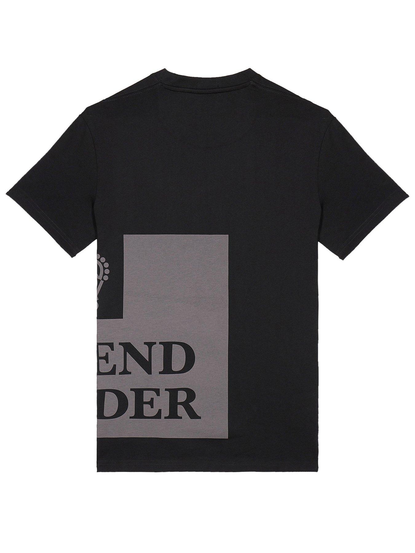  image of weekend-offender-ryan-wrap-around-logo-tee-black
