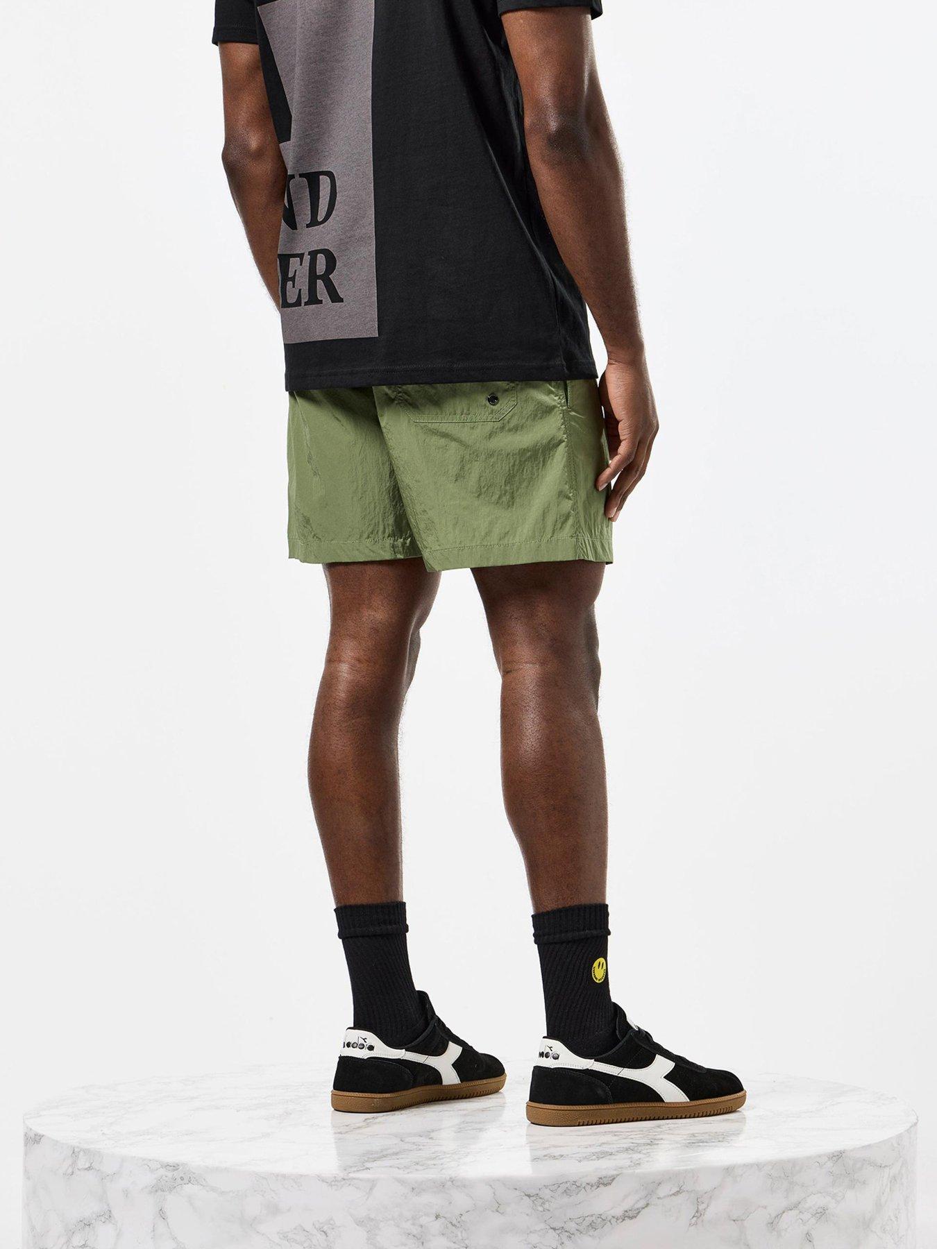  image of weekend-offender-stacks-nylon-swim-short-green