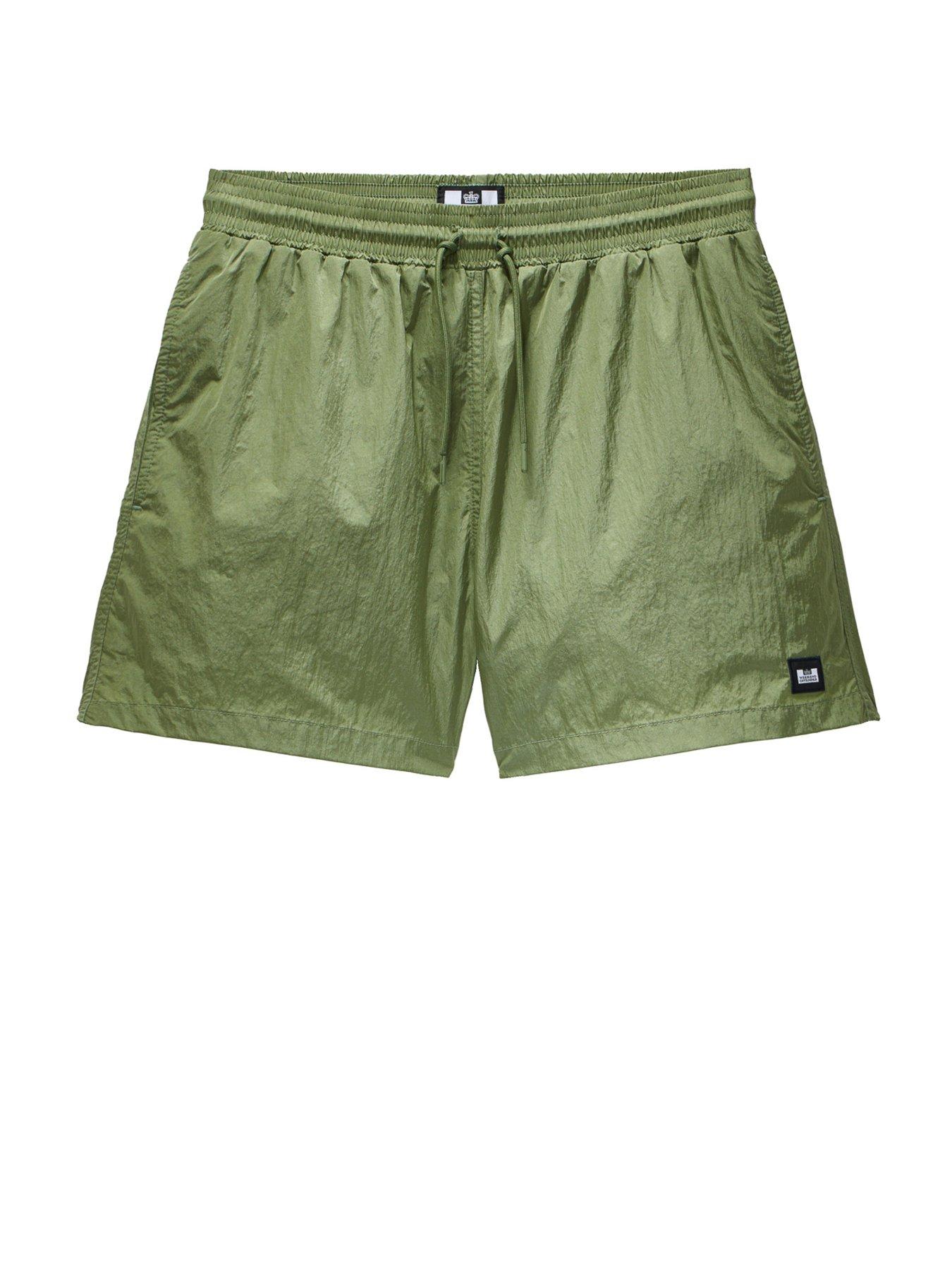  image of weekend-offender-stacks-nylon-swim-short-green
