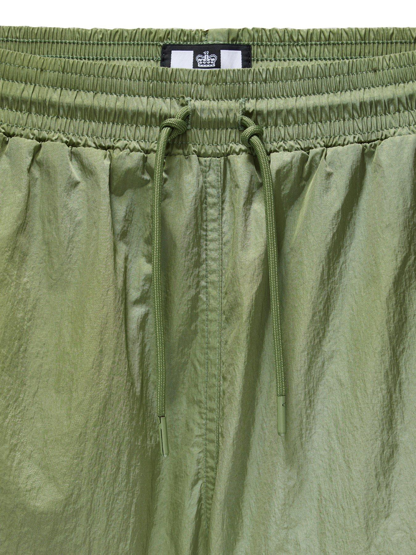  image of weekend-offender-stacks-nylon-swim-short-green