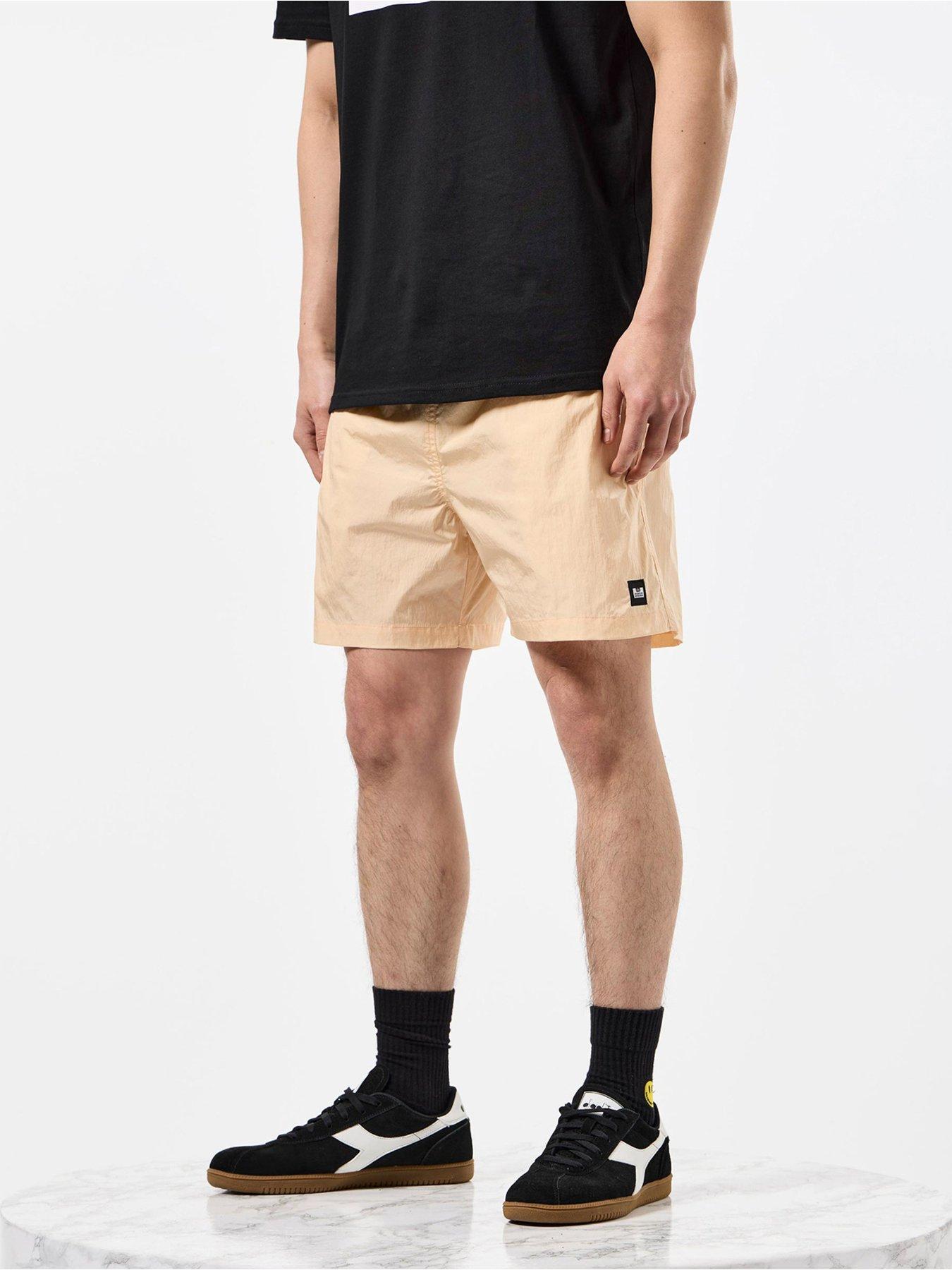  image of weekend-offender-stacks-nylon-swim-short-gold