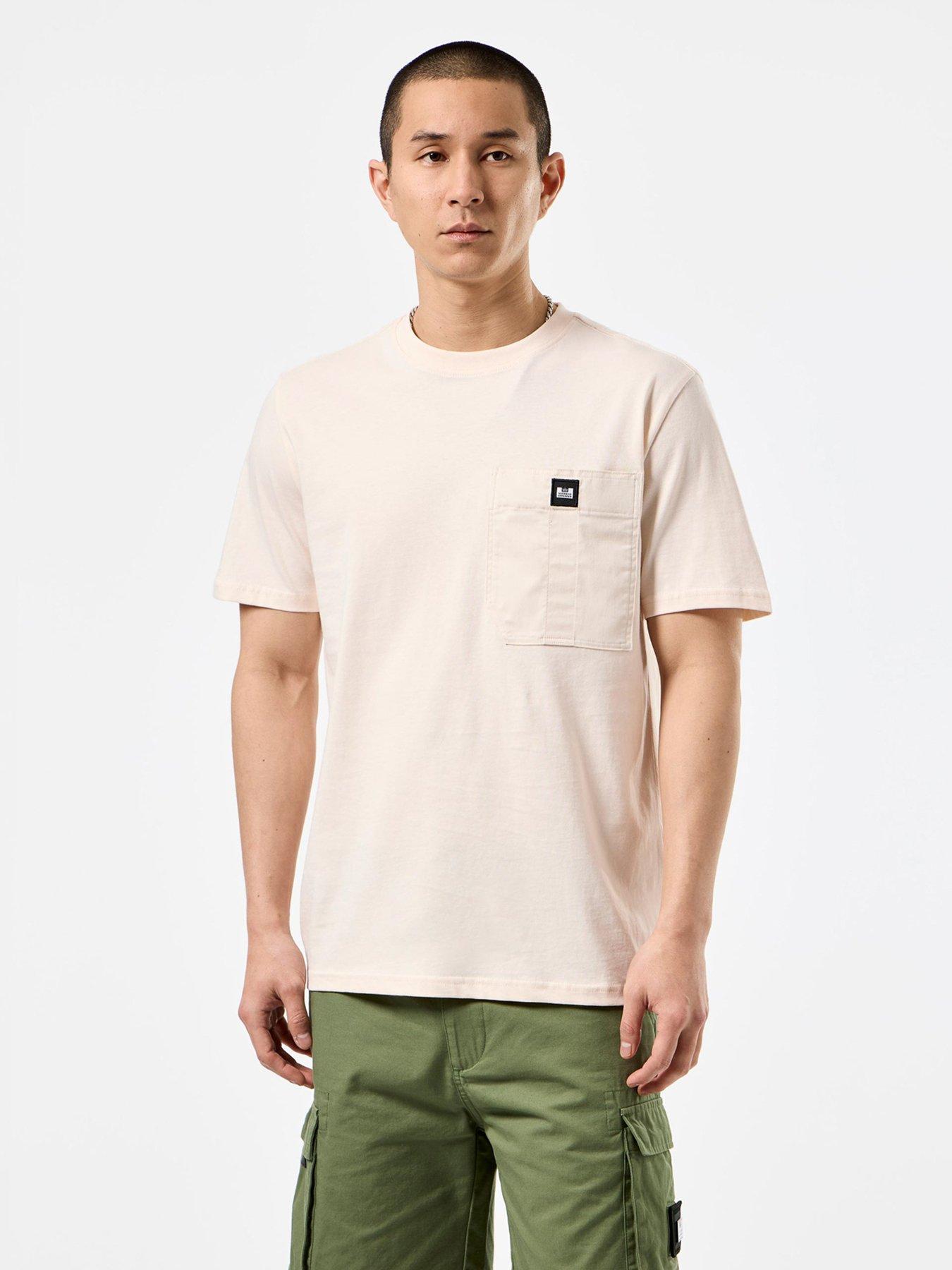  image of weekend-offender-coney-island-cotton-overlay-tee-cream