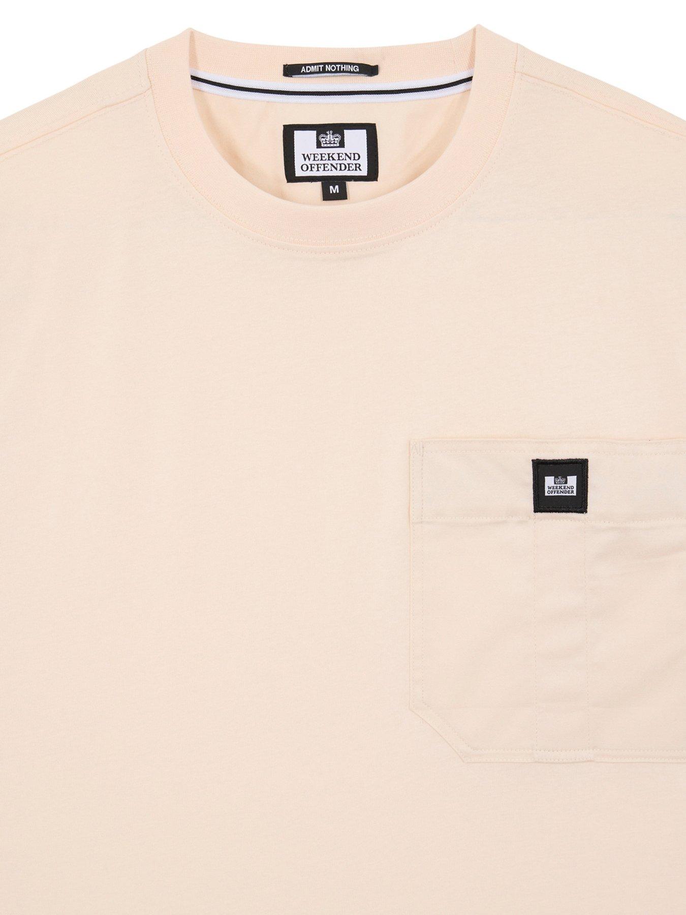 image of weekend-offender-coney-island-cotton-overlay-tee-cream
