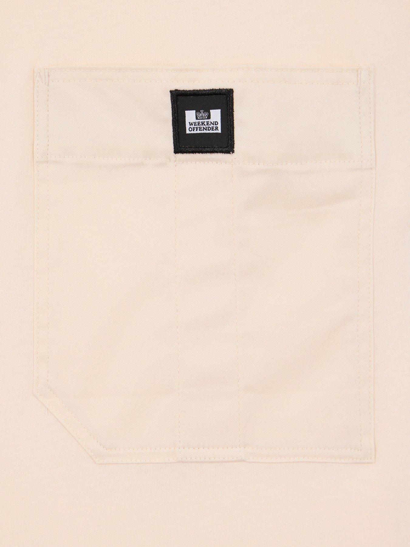  image of weekend-offender-coney-island-cotton-overlay-tee-cream