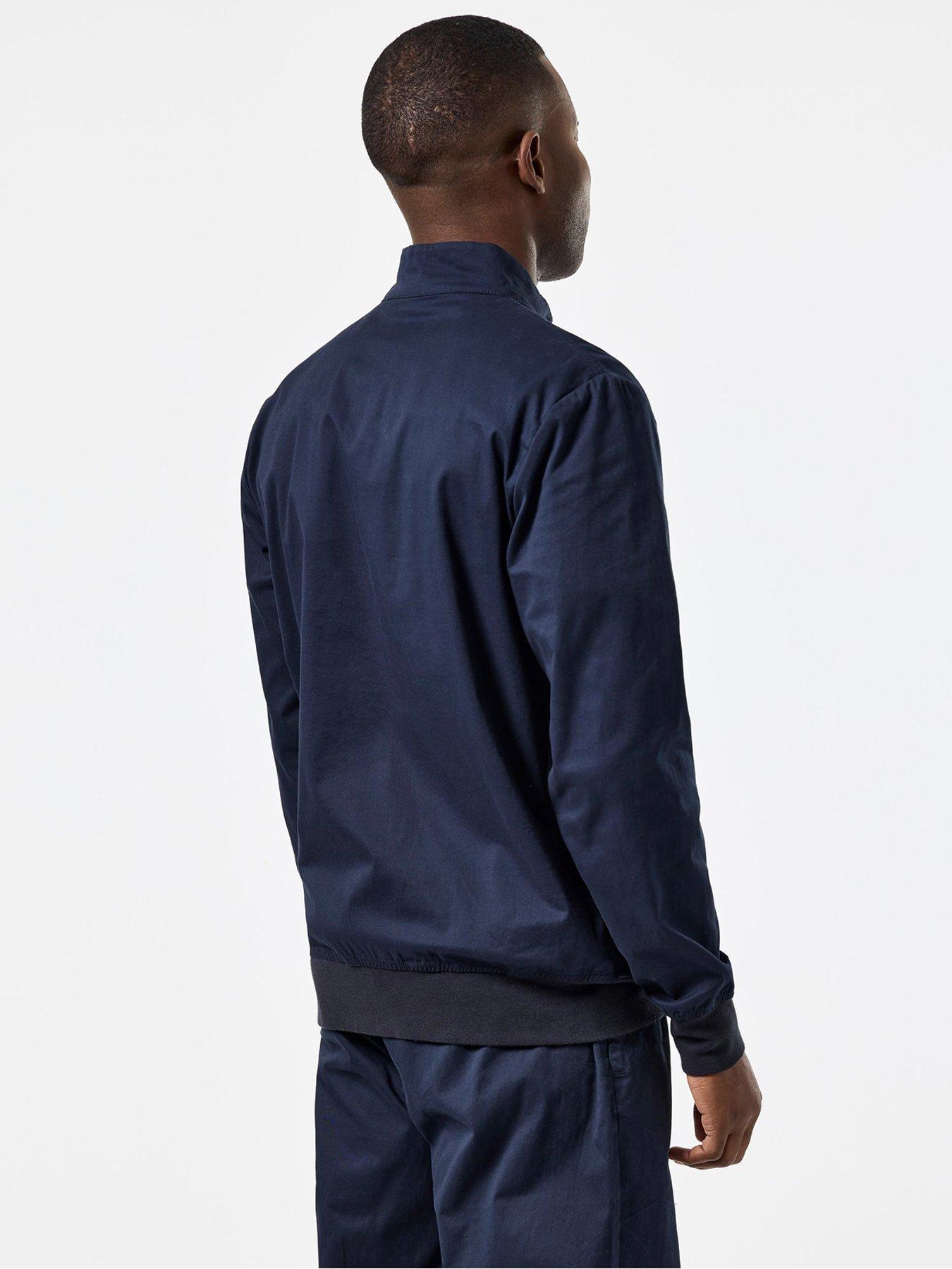  image of weekend-offender-hemsley-track-top-basic-cotton-bomber-navy