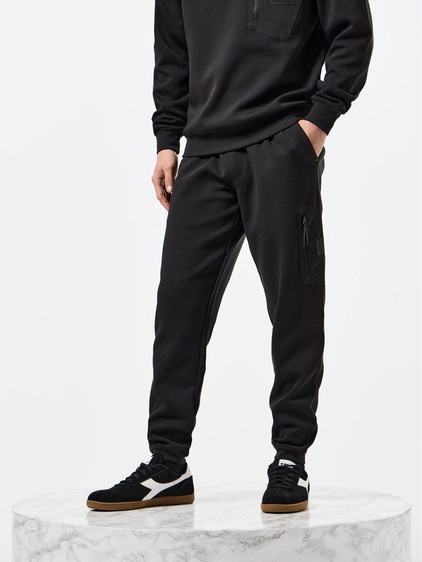  image of weekend-offender-chiapas-technical-overlay-joggers-black