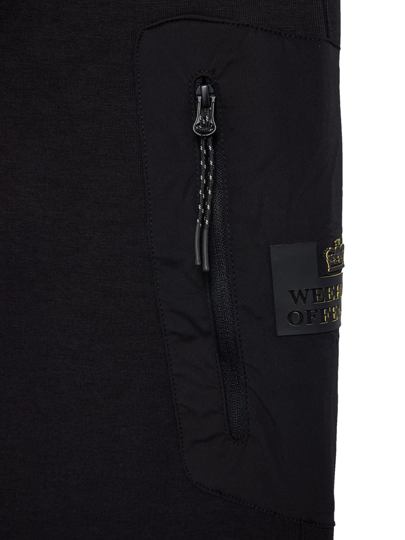  image of weekend-offender-chiapas-technical-overlay-joggers-black
