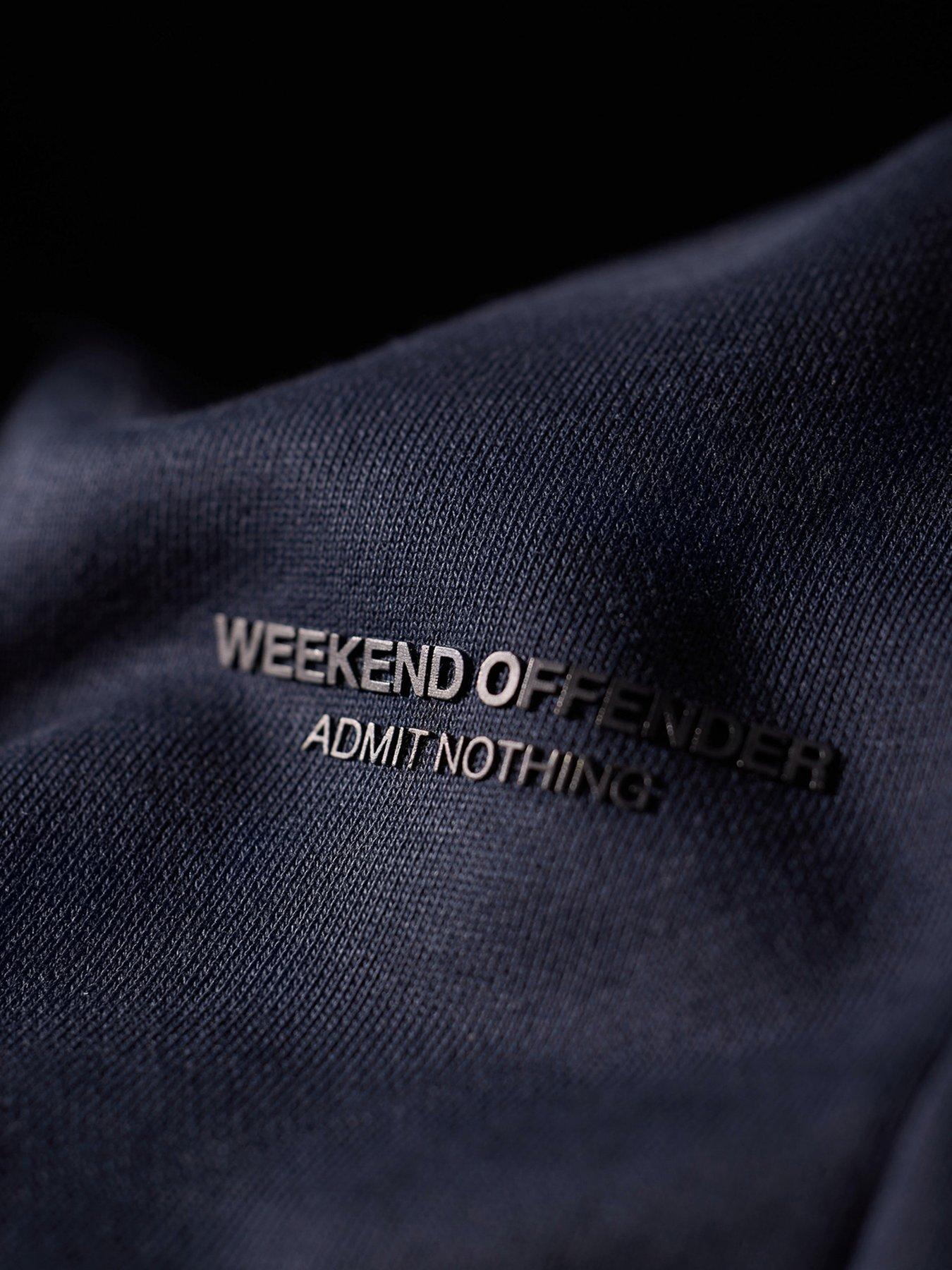 Image 5 of 5 of Weekend Offender Bronx Hooded Jogging Suit - Navy