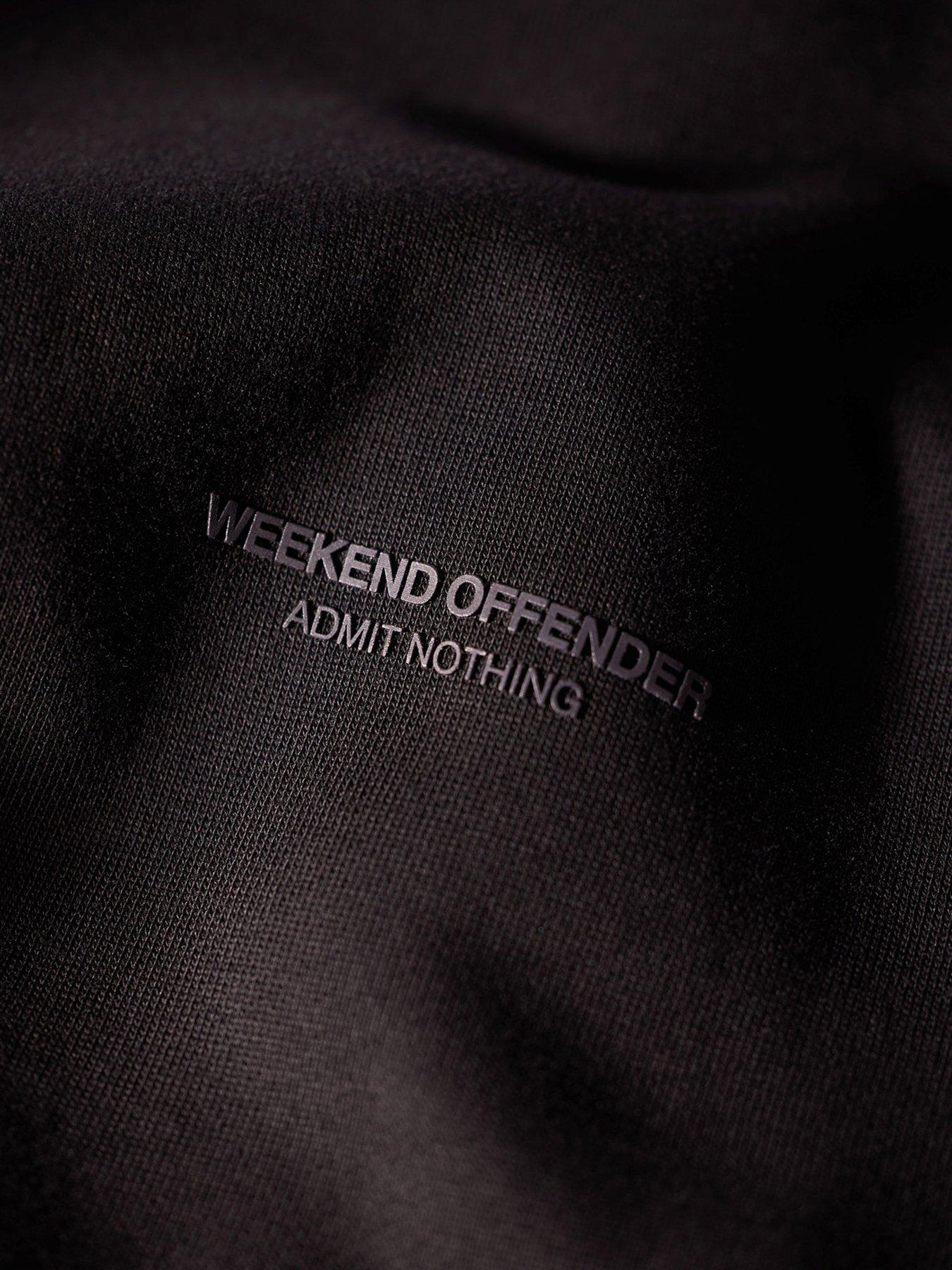 Image 4 of 4 of Weekend Offender Harlem Crew Jog Suit - Black