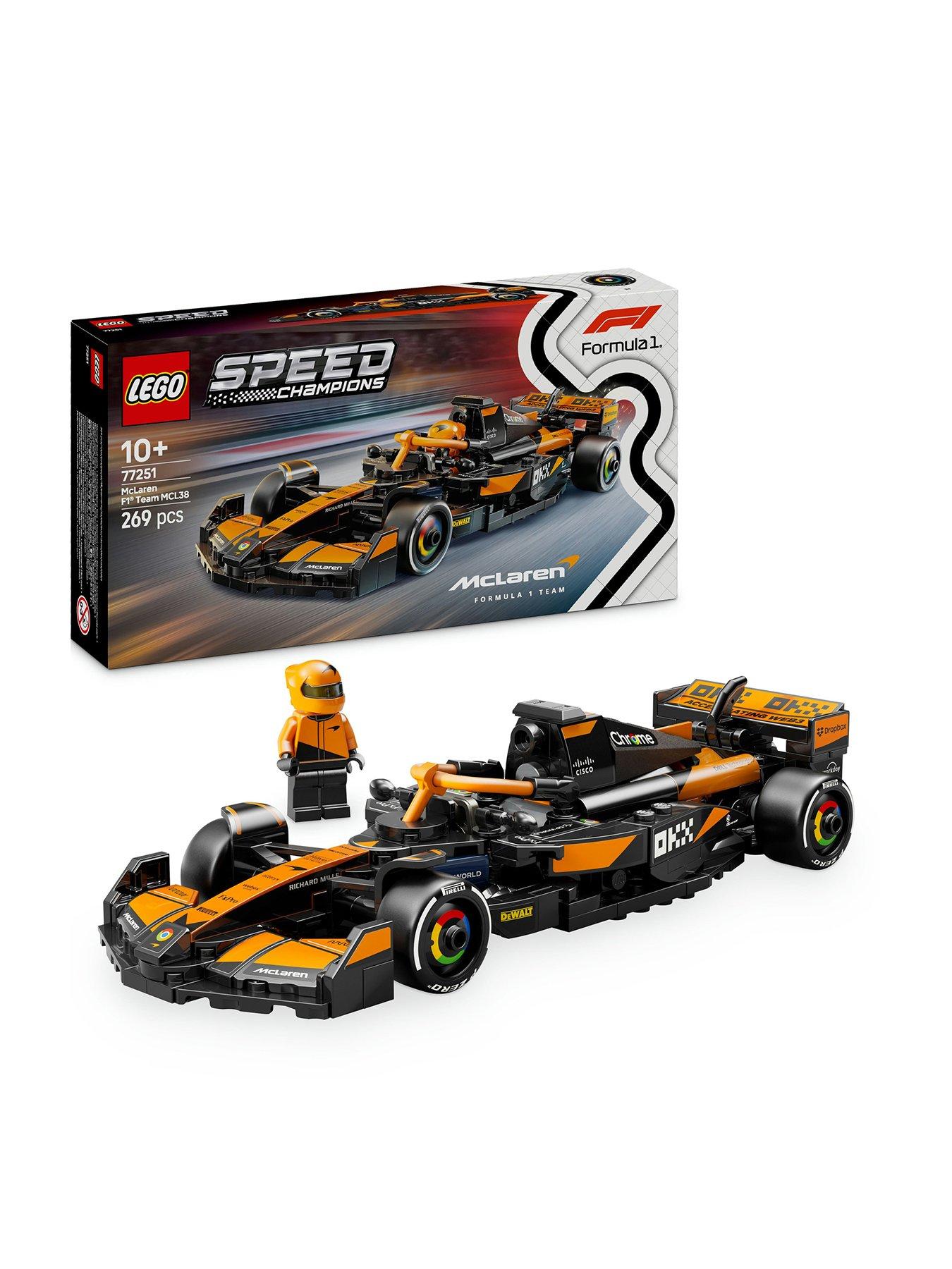 LEGO Speed Champions McLaren F1® Team MCL38 Race Car Vehicle Set 77251