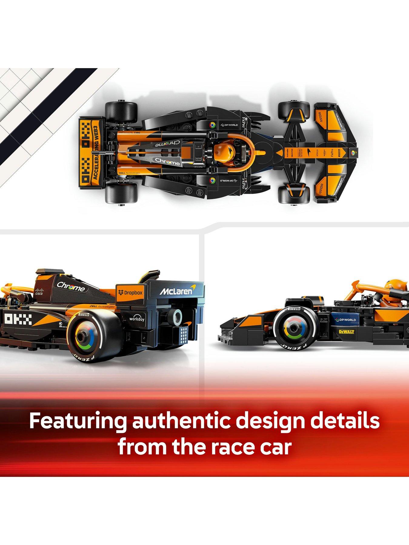 Image 5 of 8 of LEGO Speed Champions McLaren F1&reg; Team MCL38 Race Car Vehicle Set 77251
