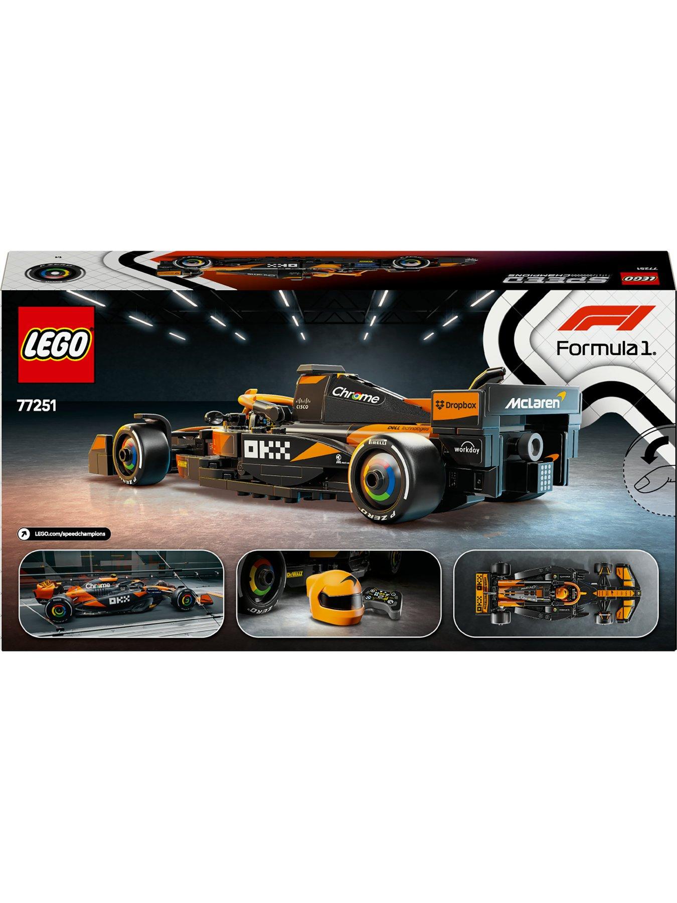Image 7 of 8 of LEGO Speed Champions McLaren F1&reg; Team MCL38 Race Car Vehicle Set 77251