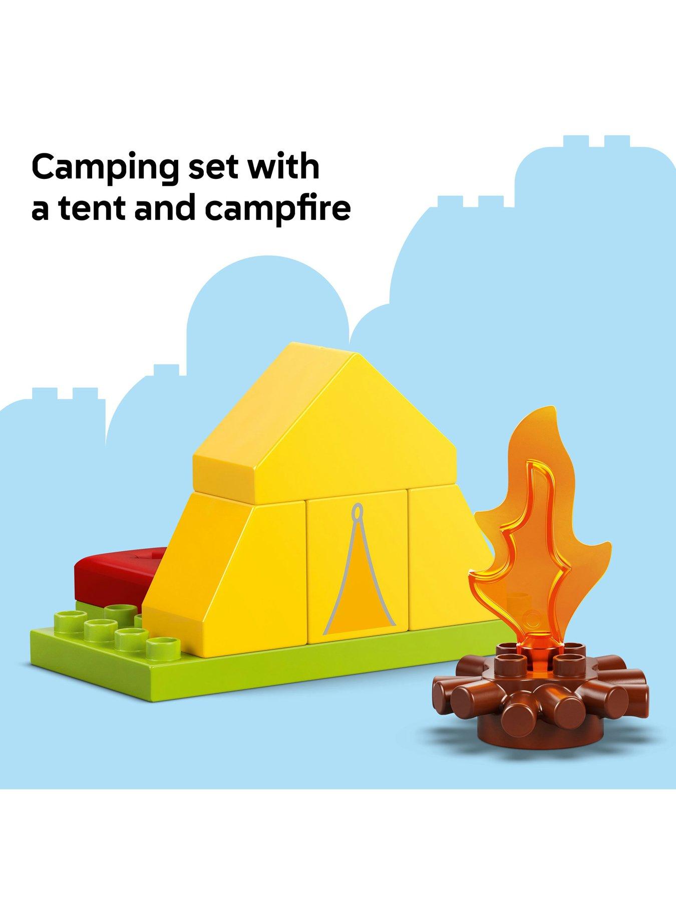  image of lego-peppa-pig-peppa-pig-camping-trip-building-playset-with-canoe-toy-10452