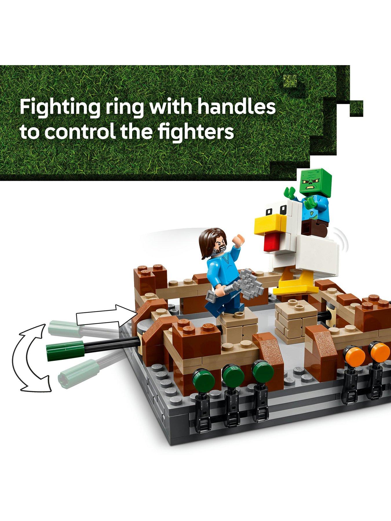 Image 3 of 8 of LEGO Minecraft Woodland Mansion Fighting Ring 21272
