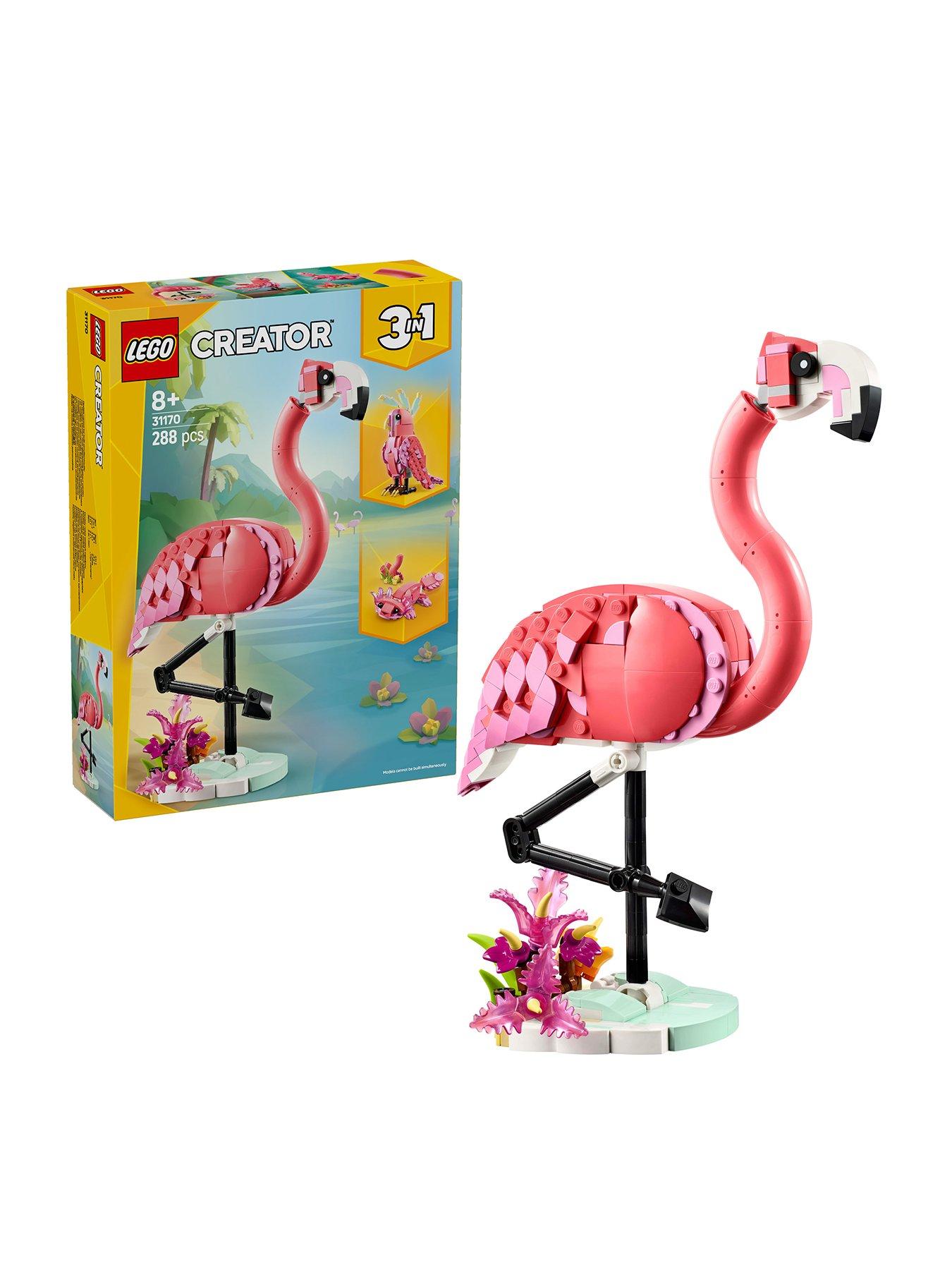 lego-creator-3in1-wild-animals-pink-flamingo-animal-toy-playset-31170
