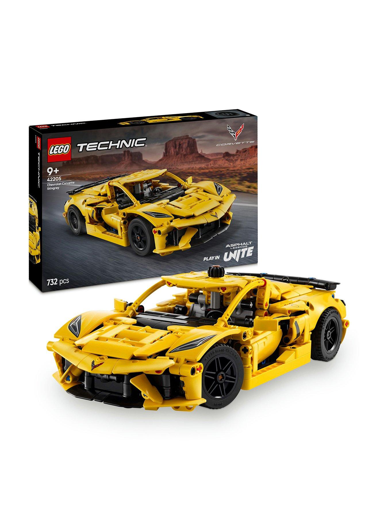 Image 1 of 3 of LEGO Technic Chevrolet Corvette Stingray Car Model Kit Vehicle Toy 42205