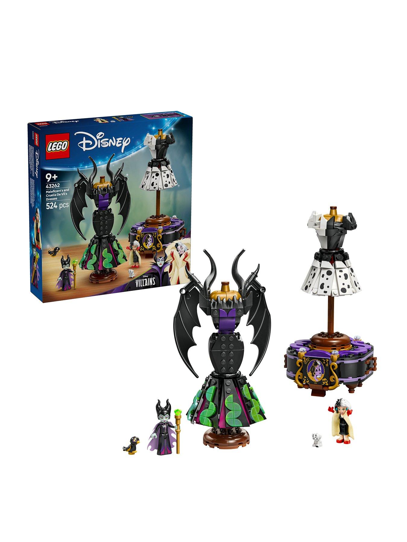 LEGO Disney Villains Maleficent’s and Cruella De Vil’s Dresses