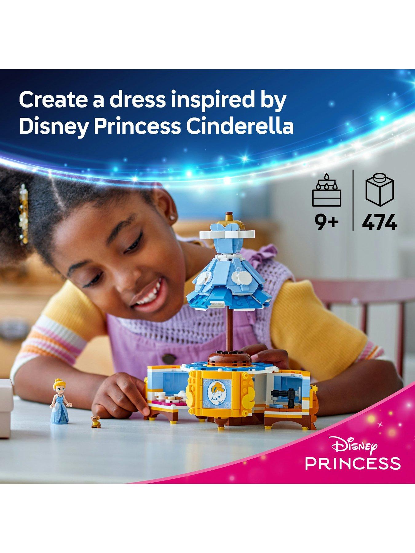  image of lego-disney-princess-cinderellarsquos-dress-building-kit-with-character-43266