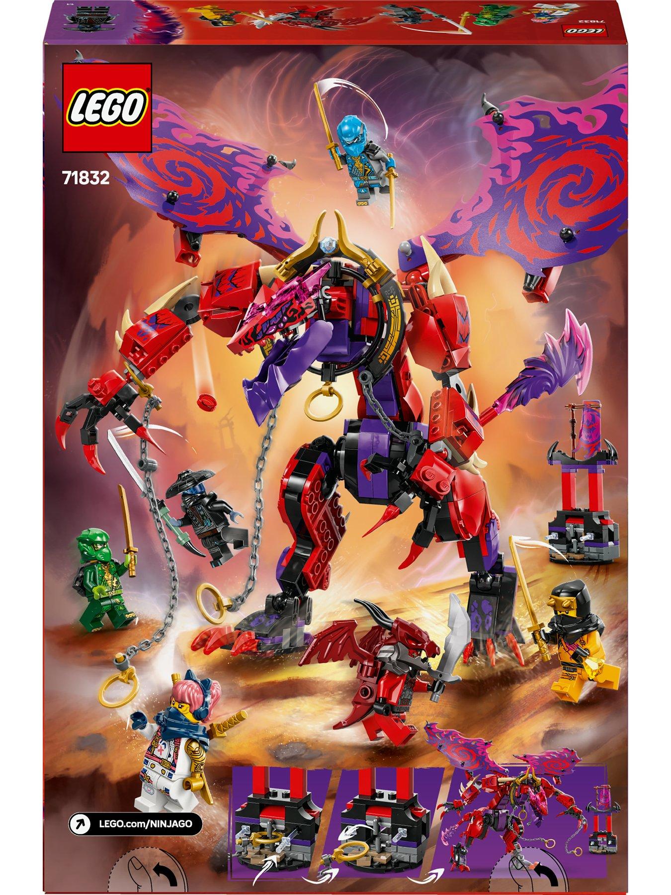 LEGO Ninjago Thunderfang Dragon of Chaos Ninja Toy Set 71832 - Main Image