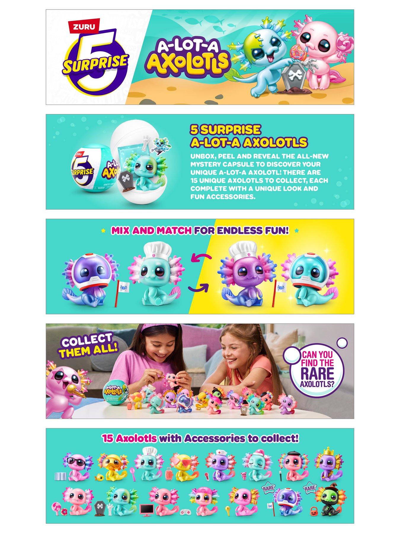Image 4 of 6 of Zuru 5 Surprise A-Lot-A Axolotls Mystery Capsule&nbsp;- Pack of 2