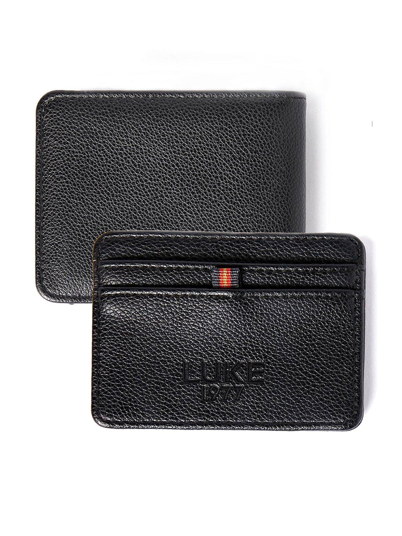 undefined Dover Wallet And Card Holder Set Wallet-Black