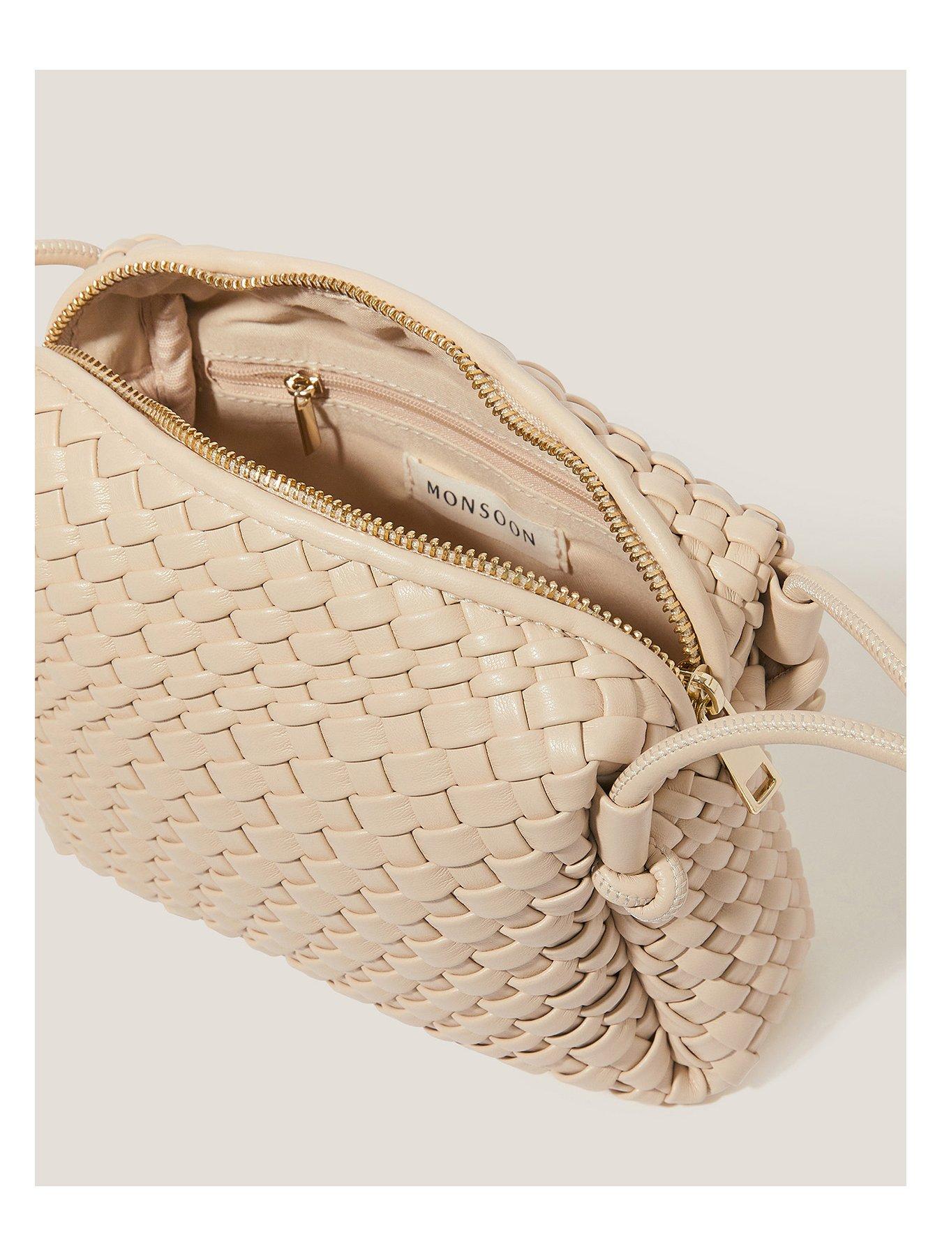  image of monsoon-piper-plaited-cross-body-neutral