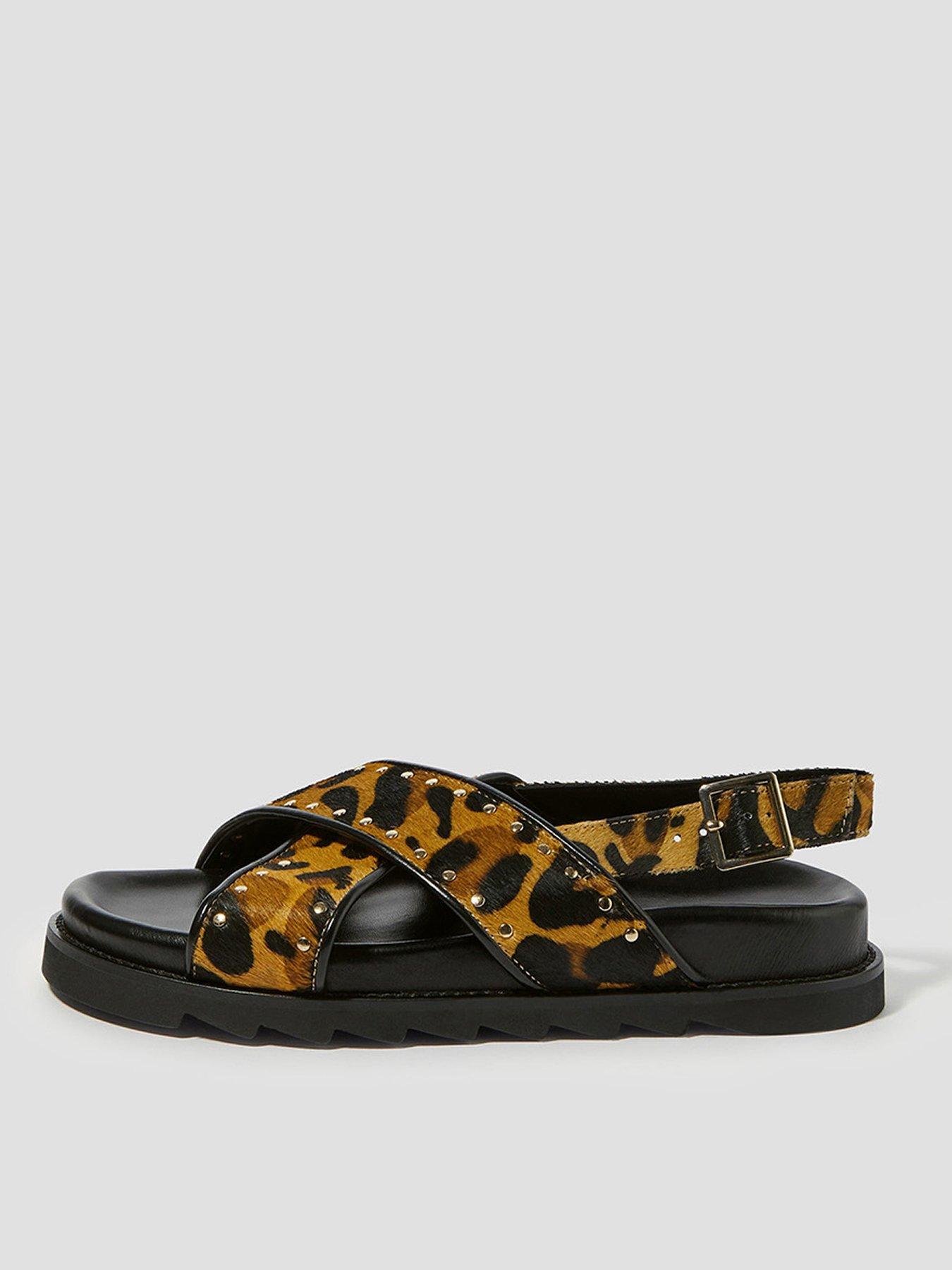 undefined Suki Stud Strap Sandals - Natural
