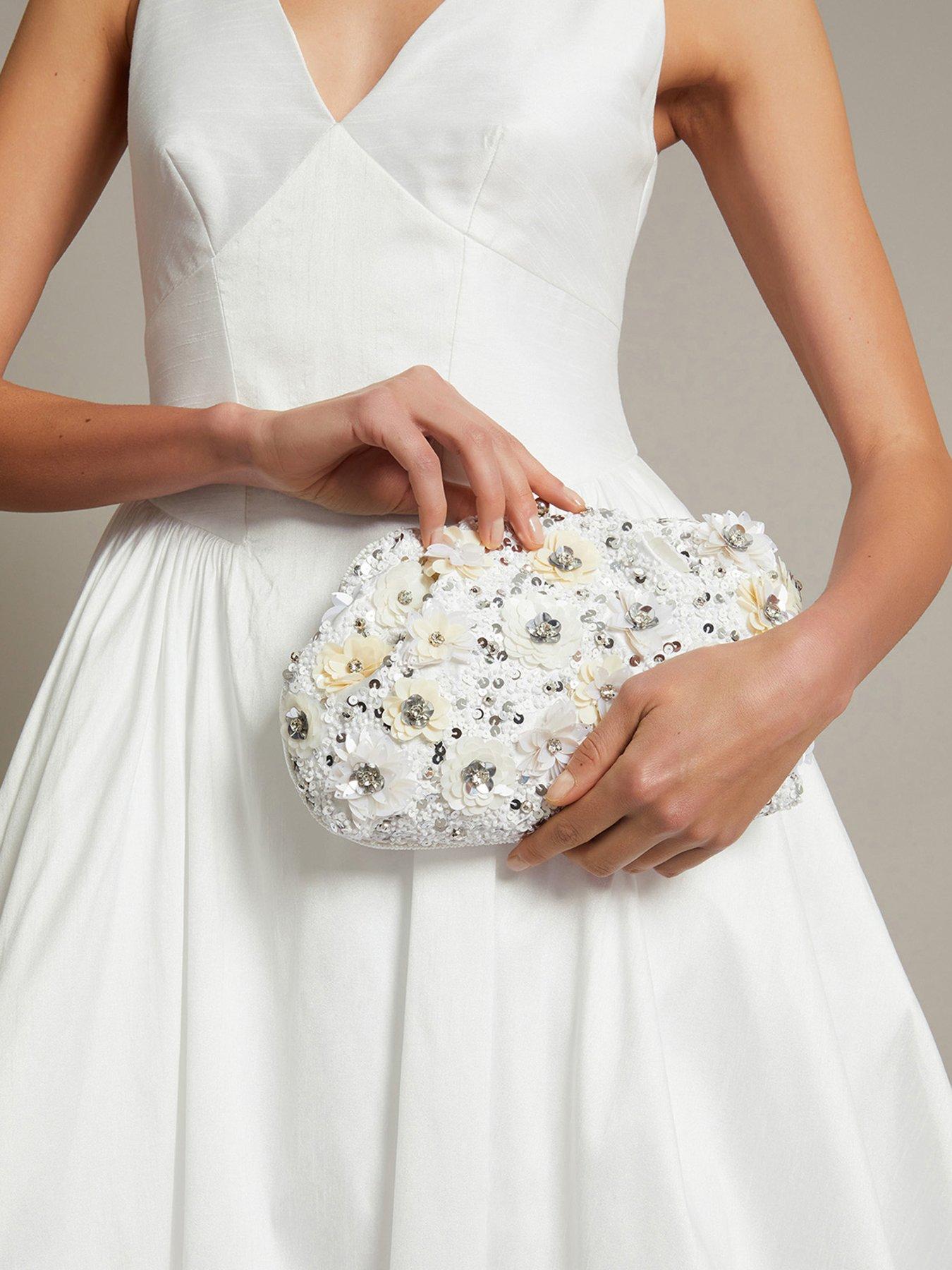 image of monsoon-mia-floral-embroidered-clutch-ivory