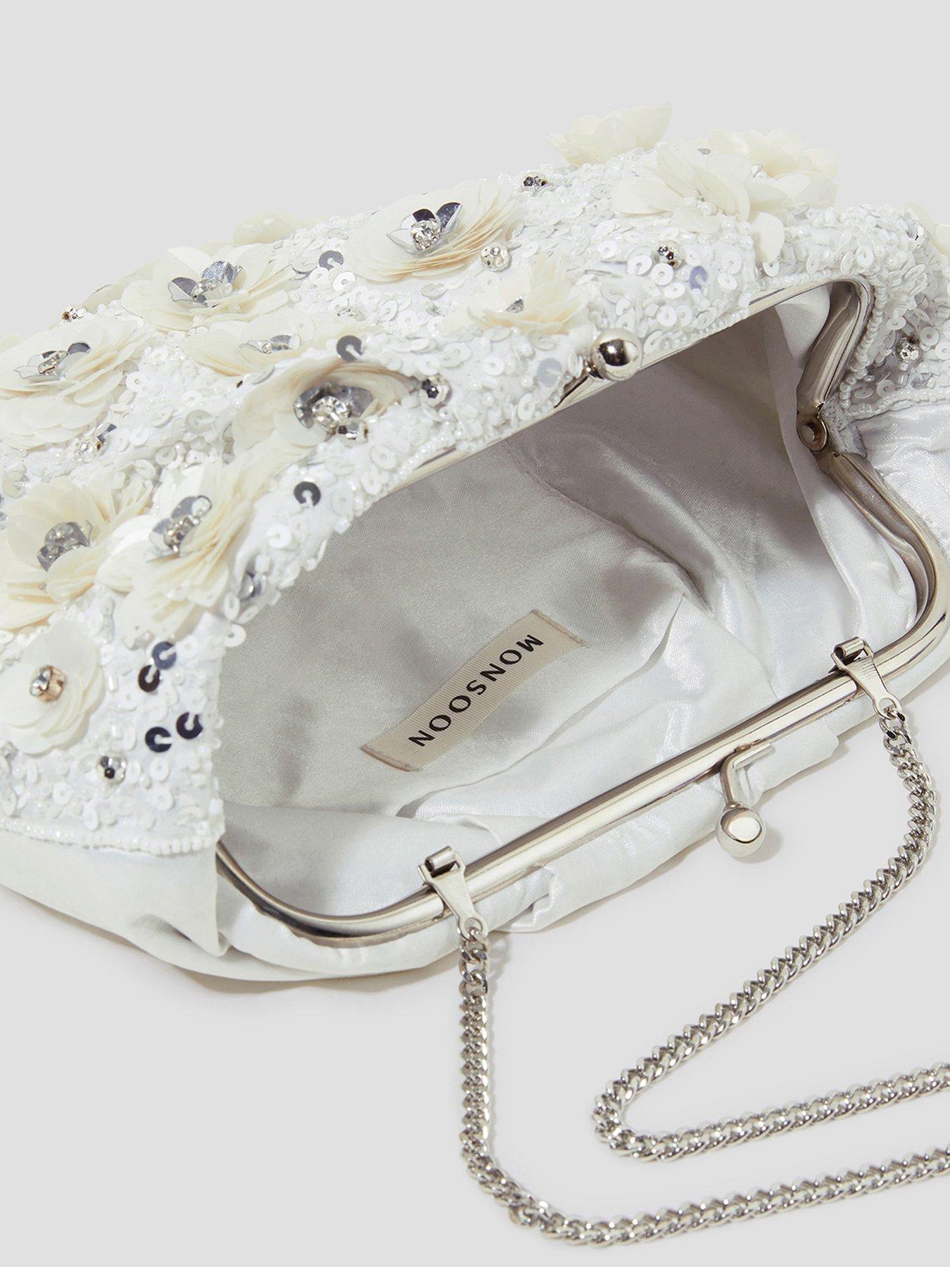  image of monsoon-mia-floral-embroidered-clutch-ivory