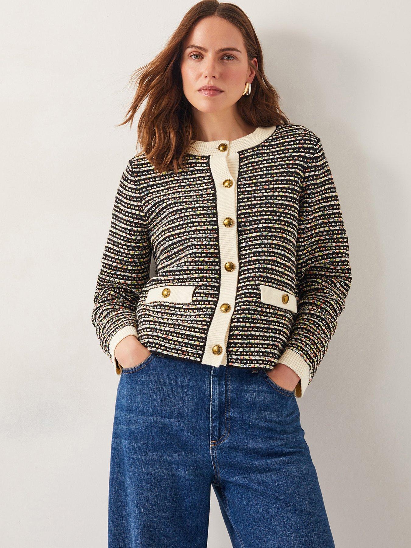 undefined Ness Knitted Jacket - Black
