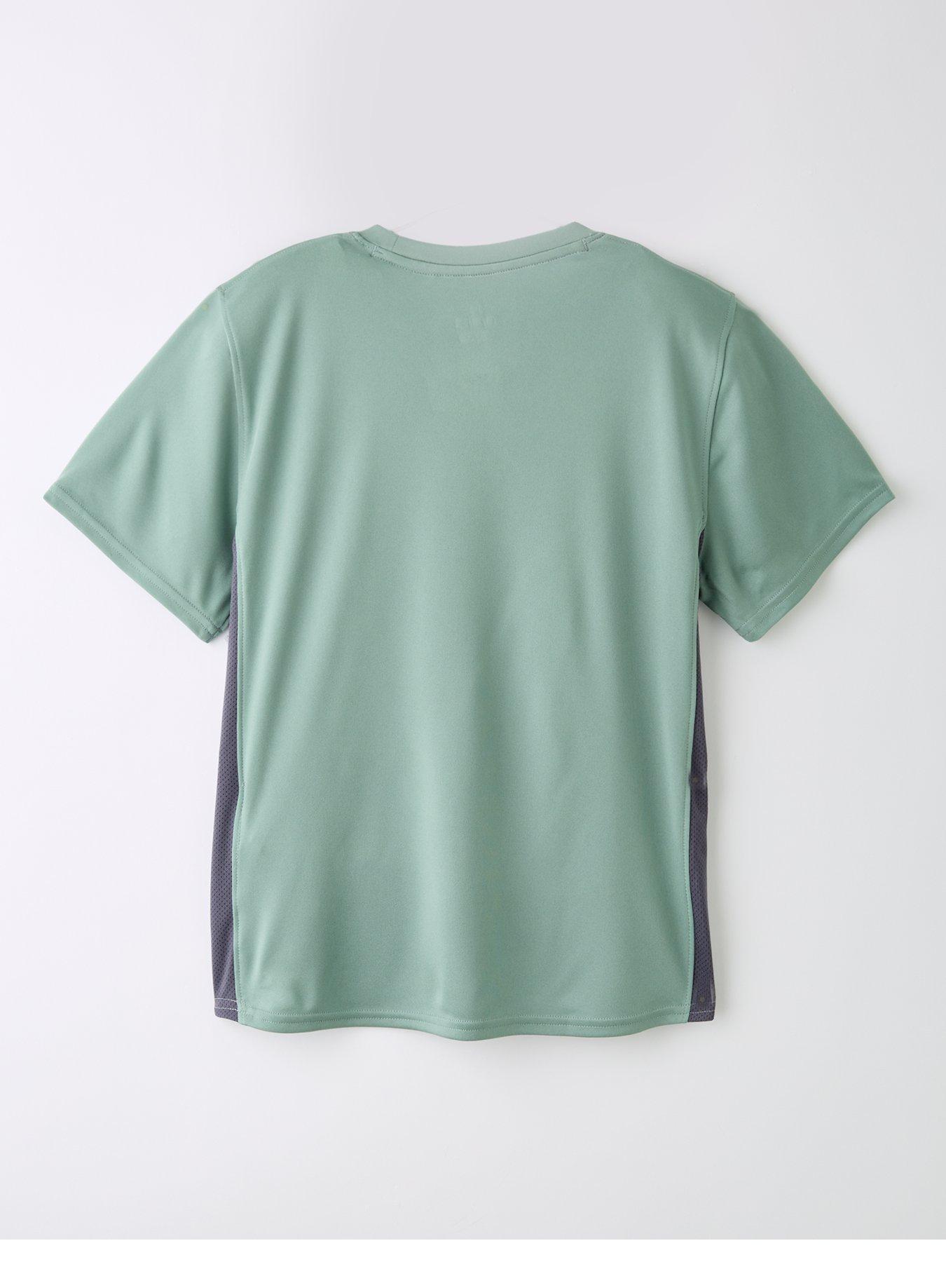  image of under-armour-boys-football-challenger-print-tee-green