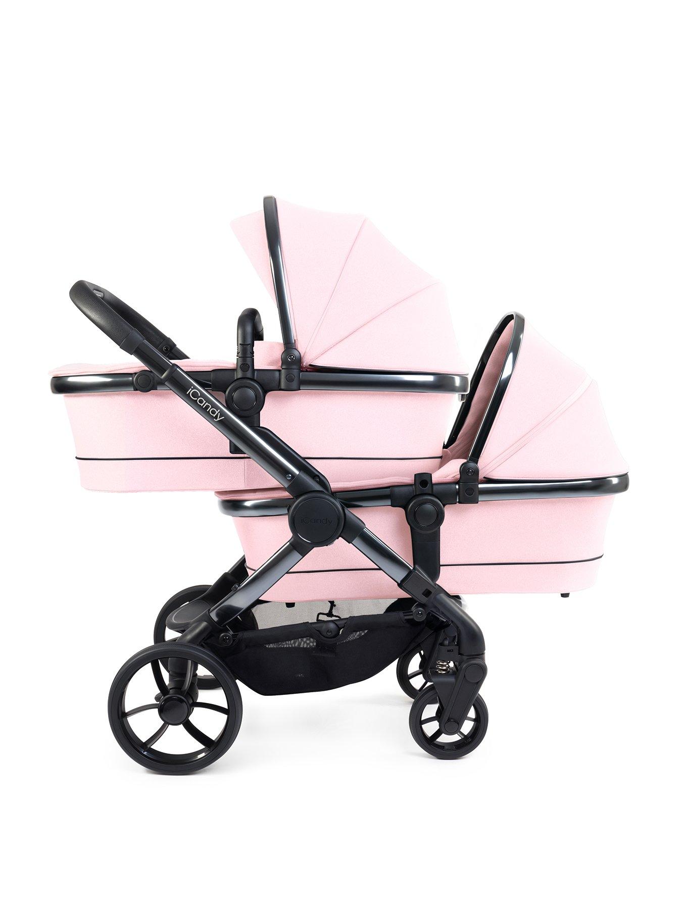  image of icandy-peach-7-twin-pushchair-blush