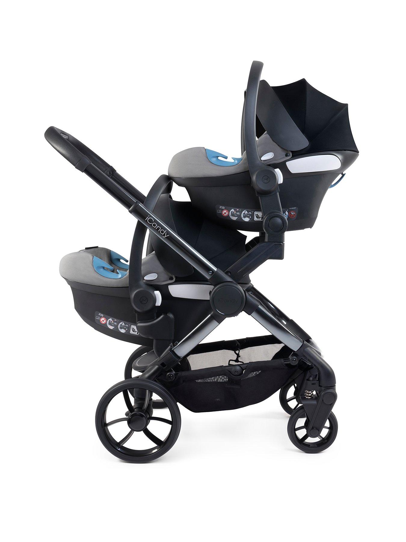  image of icandy-peach-7-twin-pushchair-blush