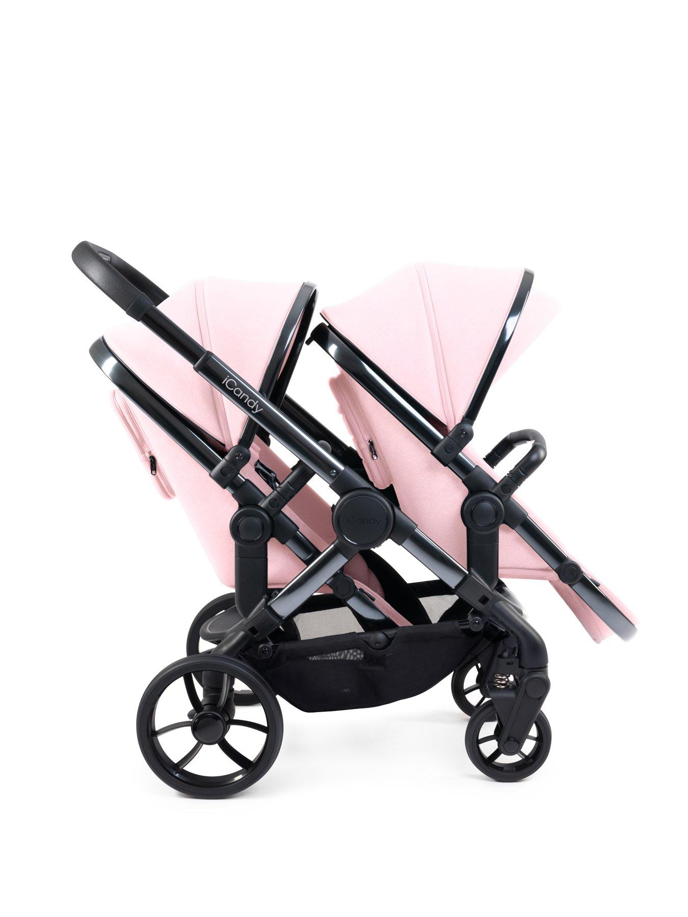  image of icandy-peach-7-twin-pushchair-blush