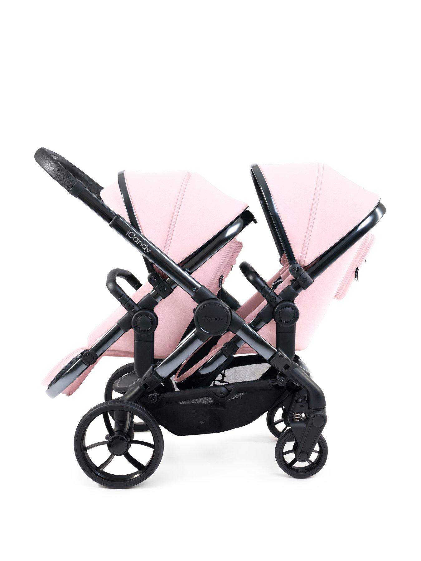  image of icandy-peach-7-twin-pushchair-blush