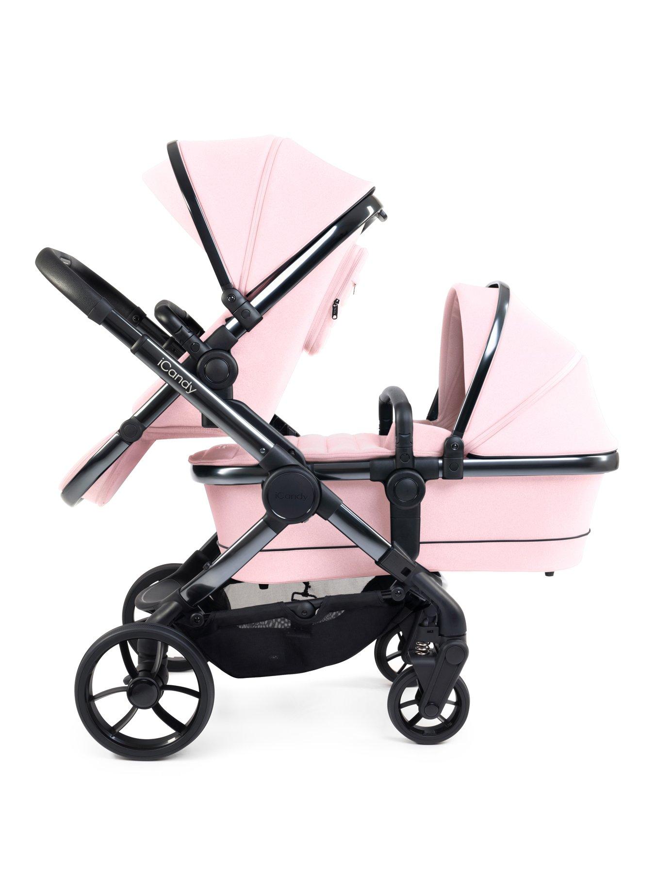  image of icandy-peach-7-twin-pushchair-blush