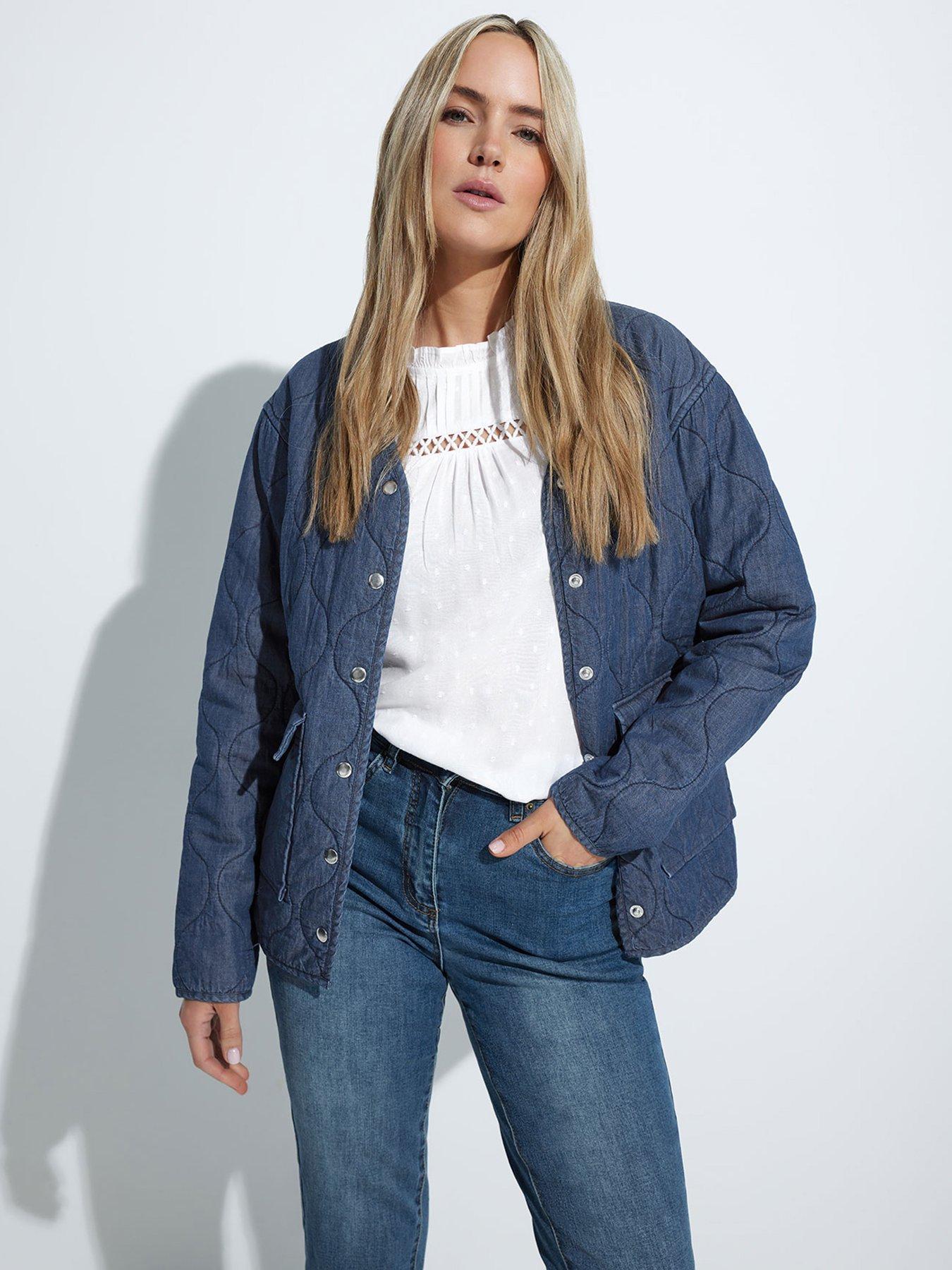undefined Quilted Jacket - Blue
