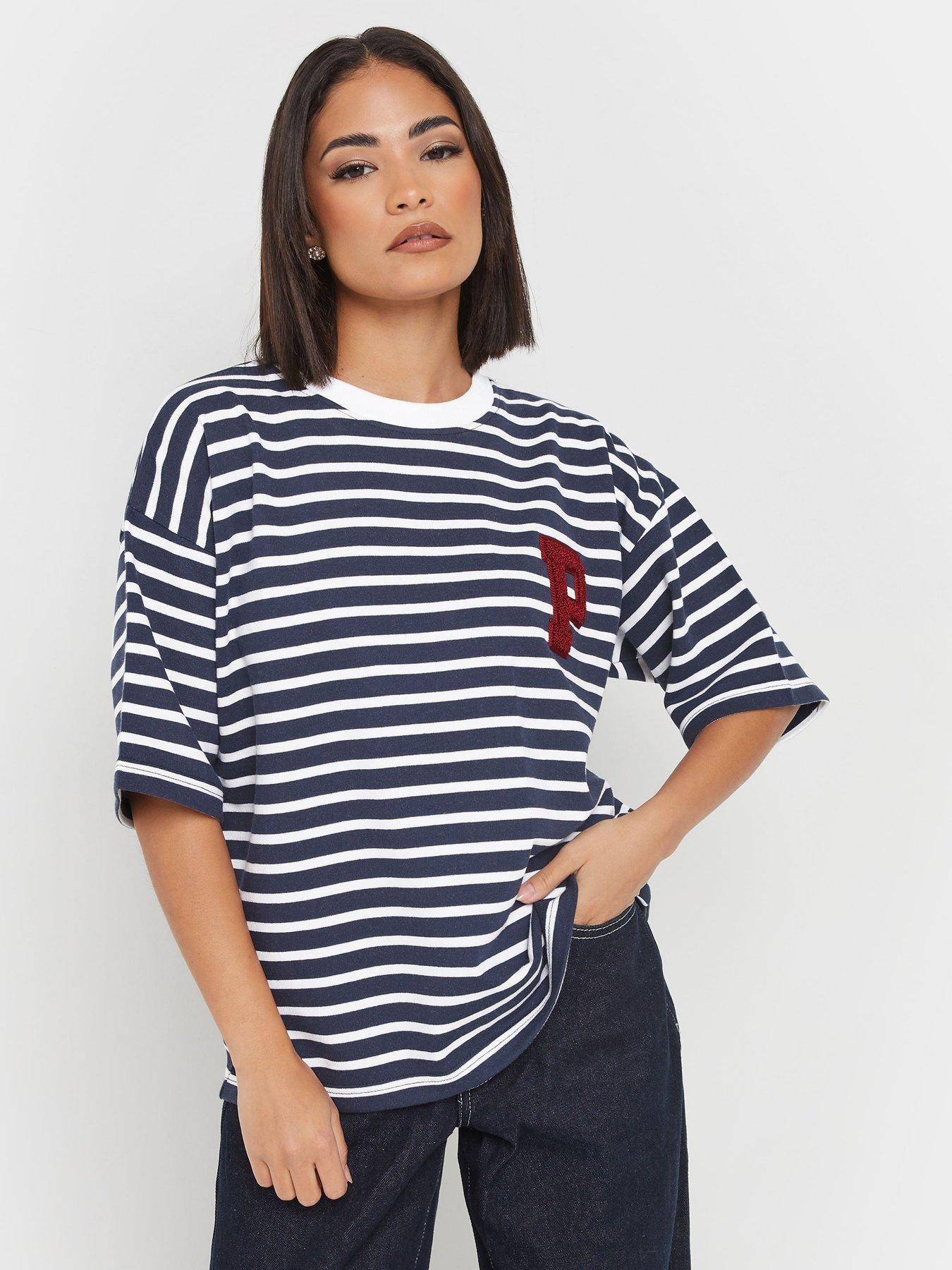 pixiegirl-stipe-short-sleeve-sweat-top