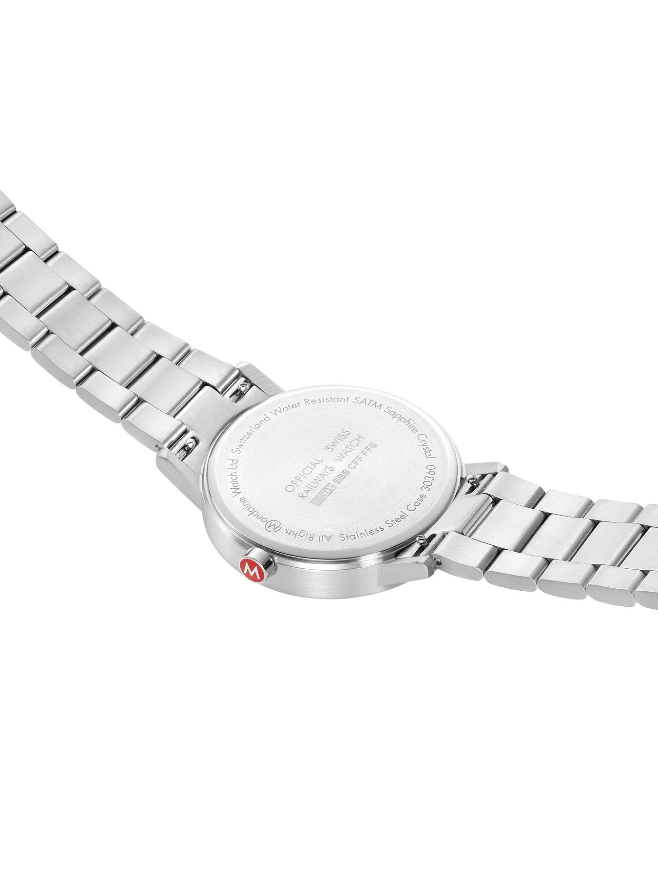  image of mondaine-mens-40mm-classic-stainless-steel-strap-watch