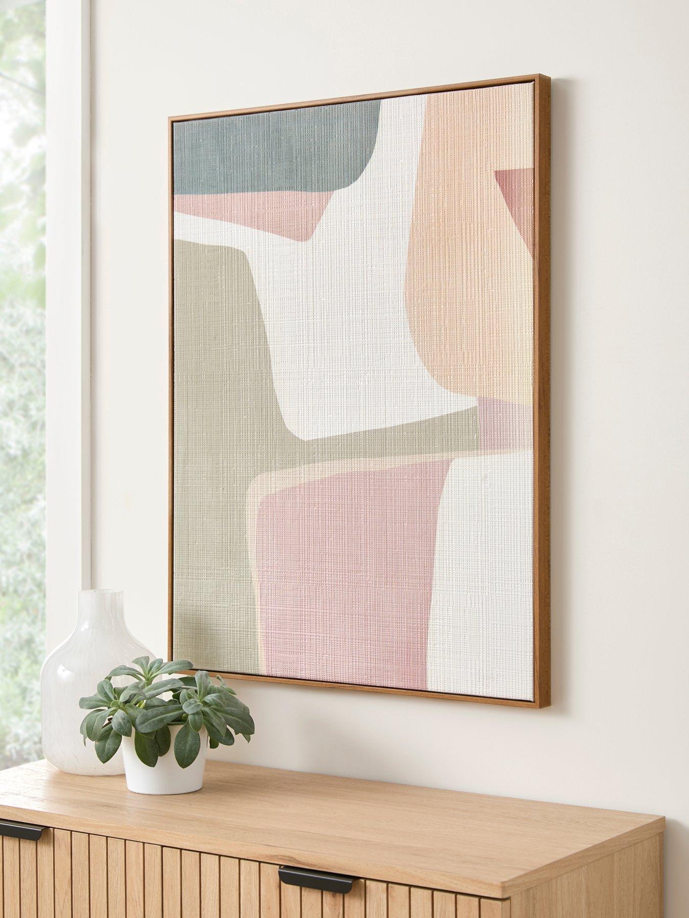 Image 1 of 5 of Very Home Sensorial Nature Abstract Hand Paint Canvas 60x80cm - FSC&reg; Certified