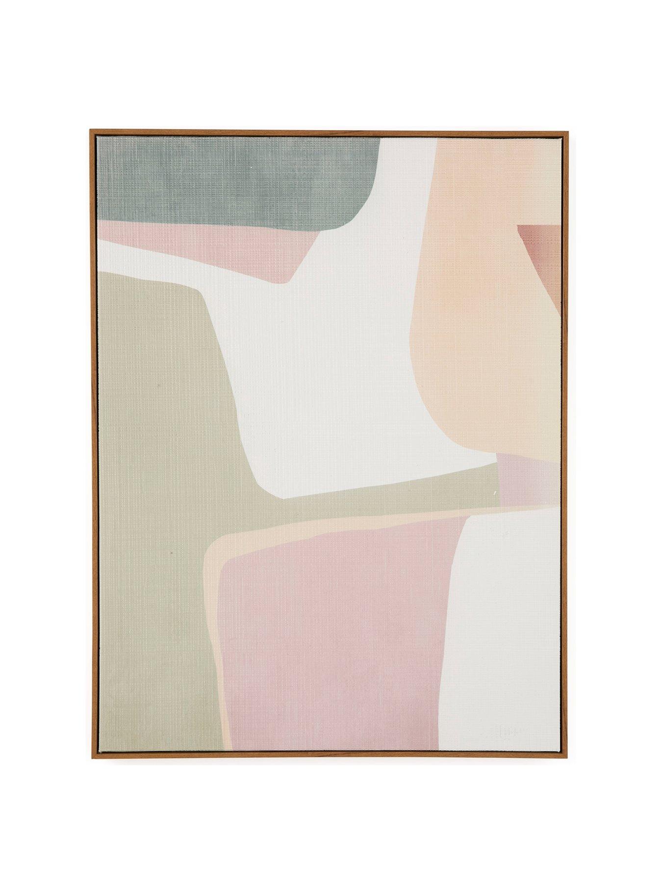 Image 2 of 5 of Very Home Sensorial Nature Abstract Hand Paint Canvas 60x80cm - FSC&reg; Certified