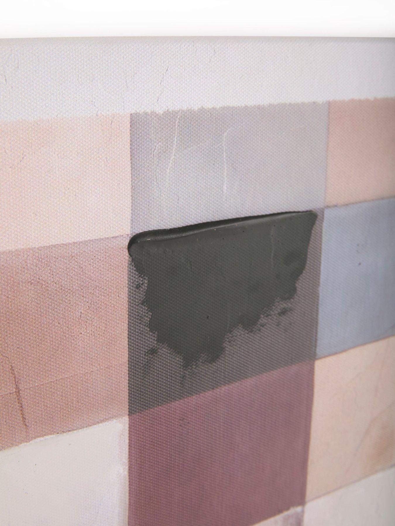 Image 5 of 6 of The Very Collection Green Square Printed Canvas with Hand Paint 50x60cm - FSC&reg; Certified