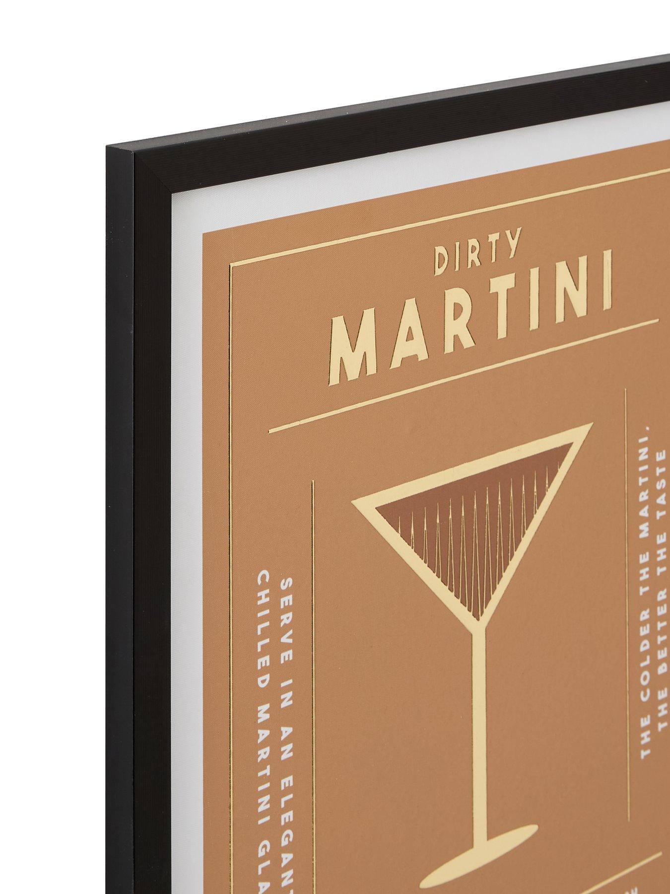Image 4 of 5 of Very Home Set of 3 Gold Foil Cocktail Frames 40x50cm - FSC&reg; Certified