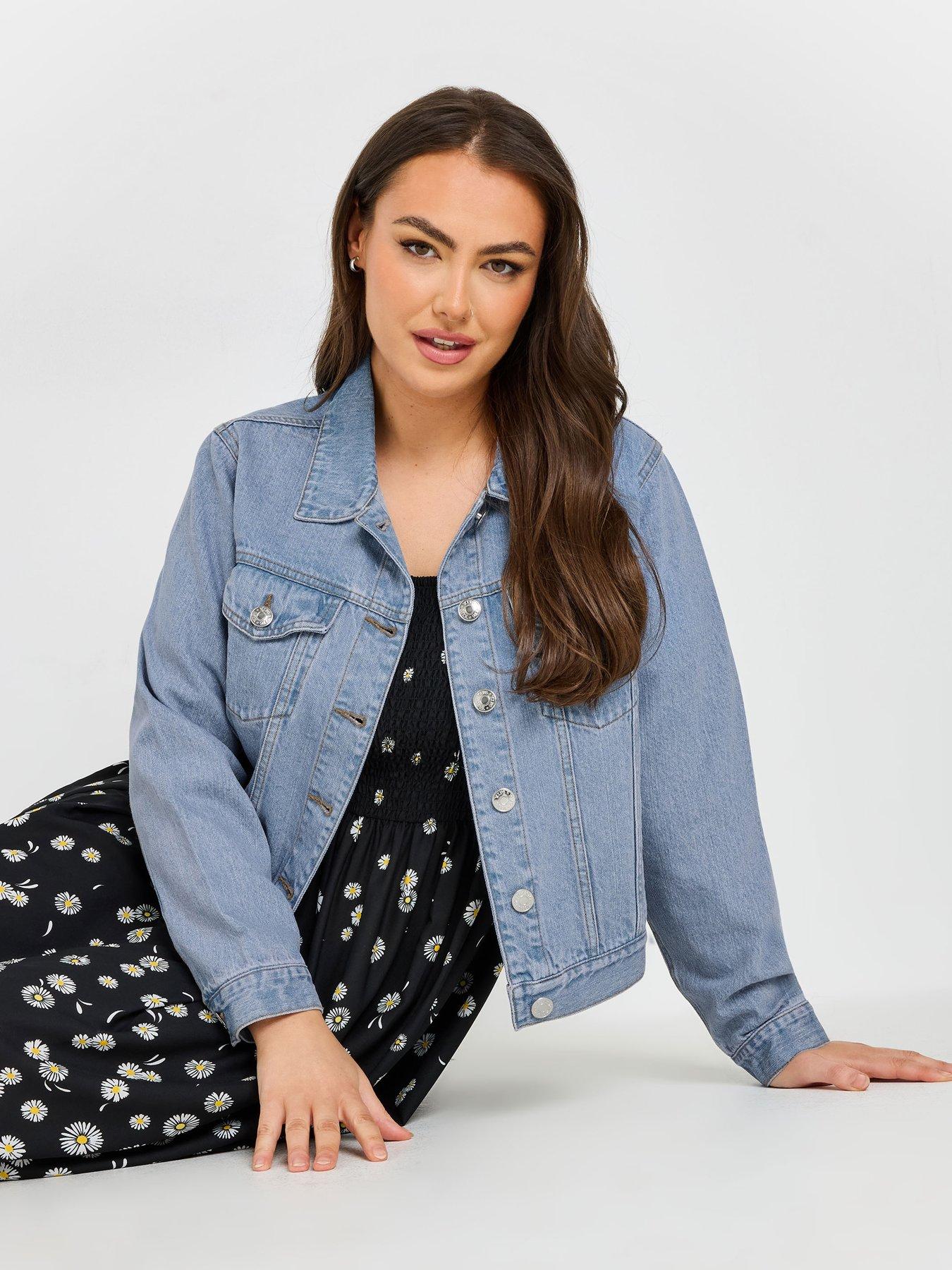 yours-curve-classic-denim-jacket-blue