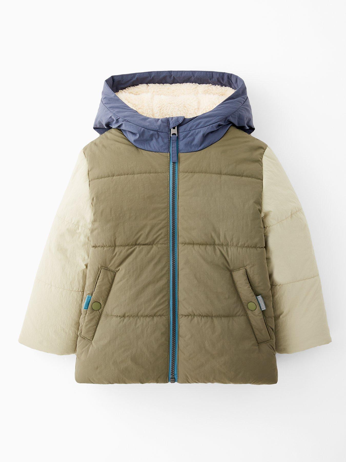undefined Boys Colour Block Coat - Multi