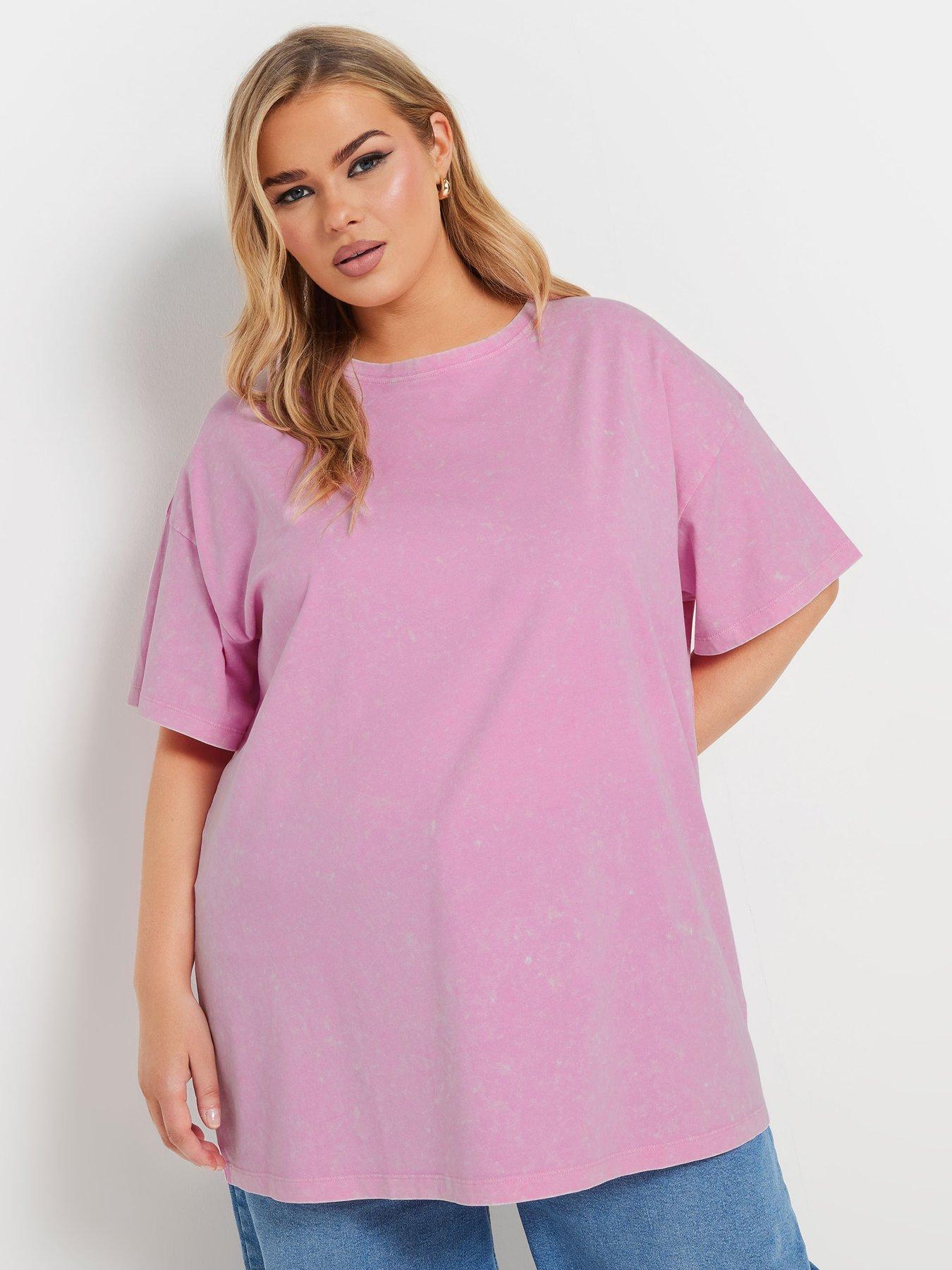 undefined Curve Brunch Club Acid T-Shirt - Pink