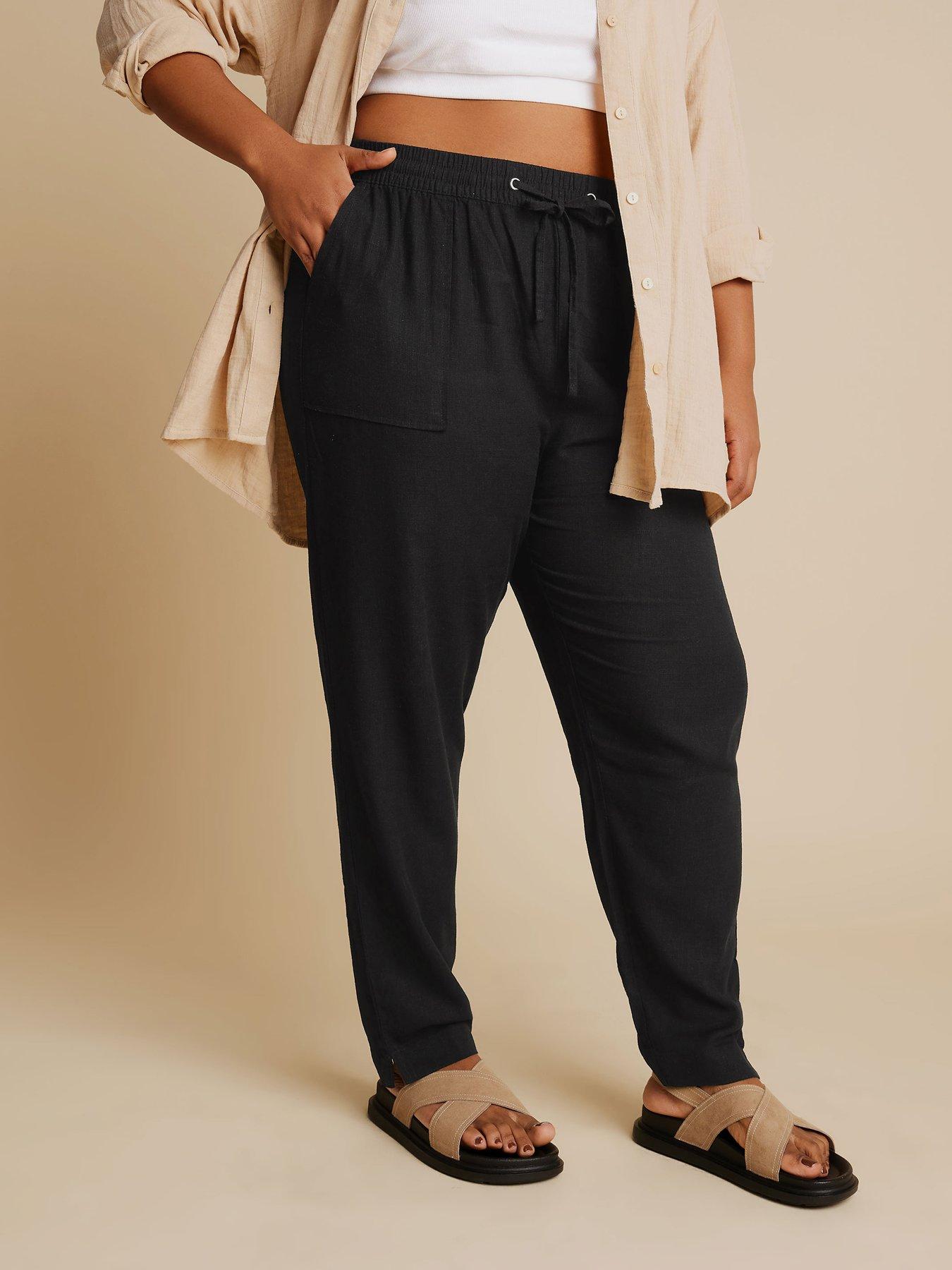 yours-curve-linen-jogger