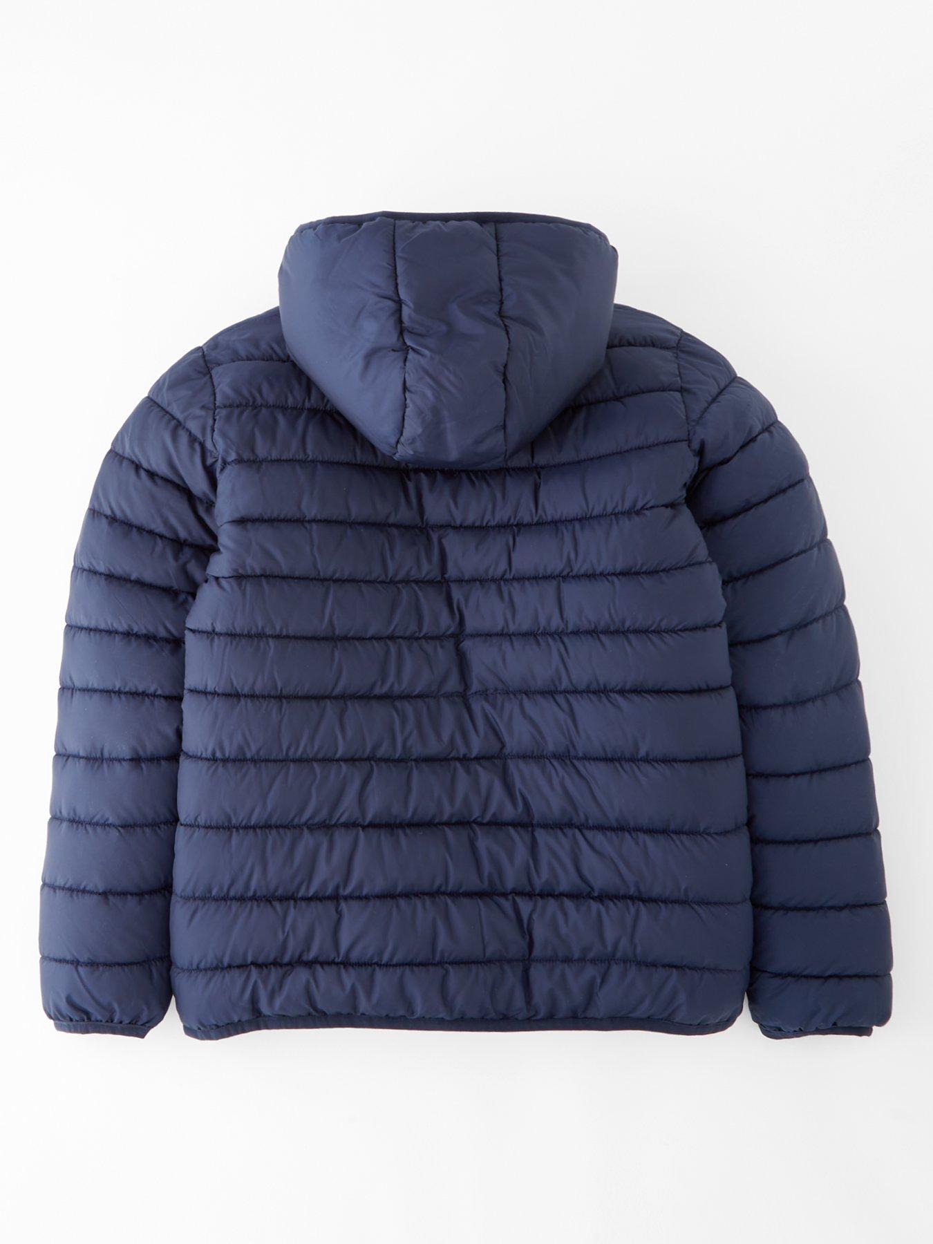 Image 2 of 4 of V by Very Boys Lightweight Padded Jacket - Navy