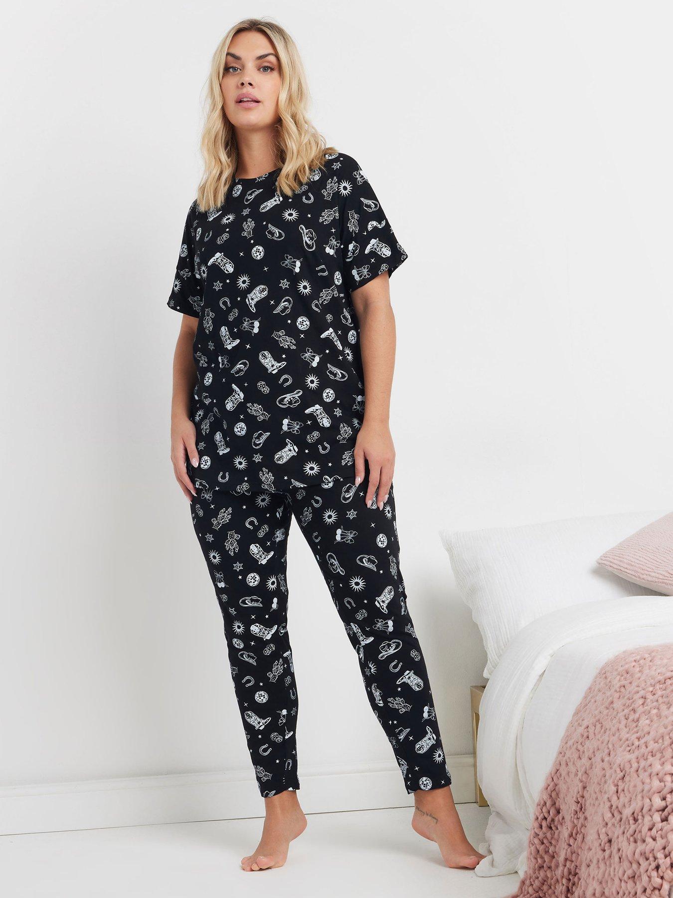 yours-curve-cowboy-tapered-pyjama-set-black